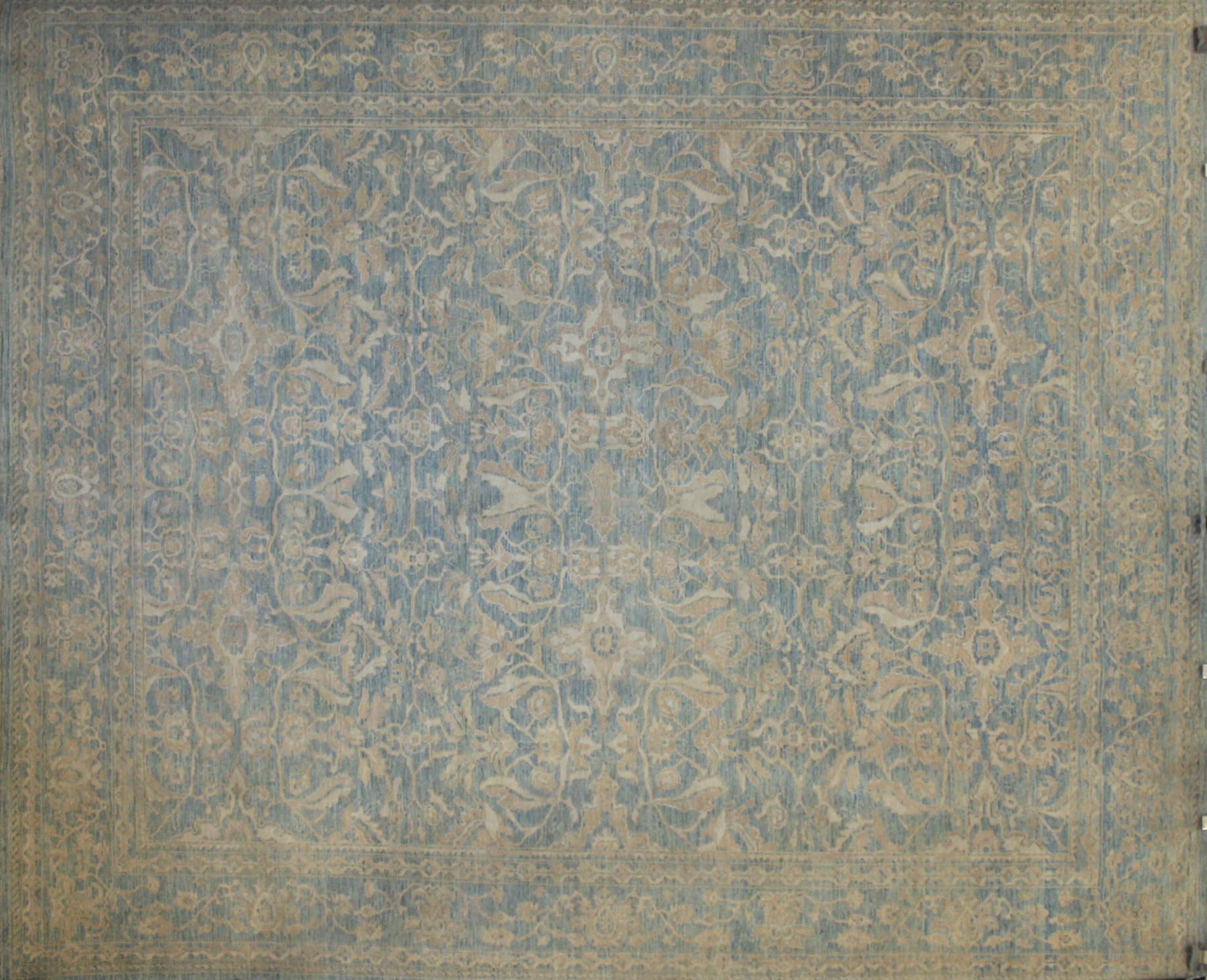 8x10 Oushak Hand Knotted Wool & Silk Area Rug - MR021826