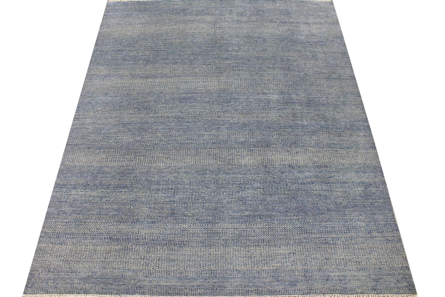 8x10 Contemporary Hand Knotted Wool Area Rug - MR021844