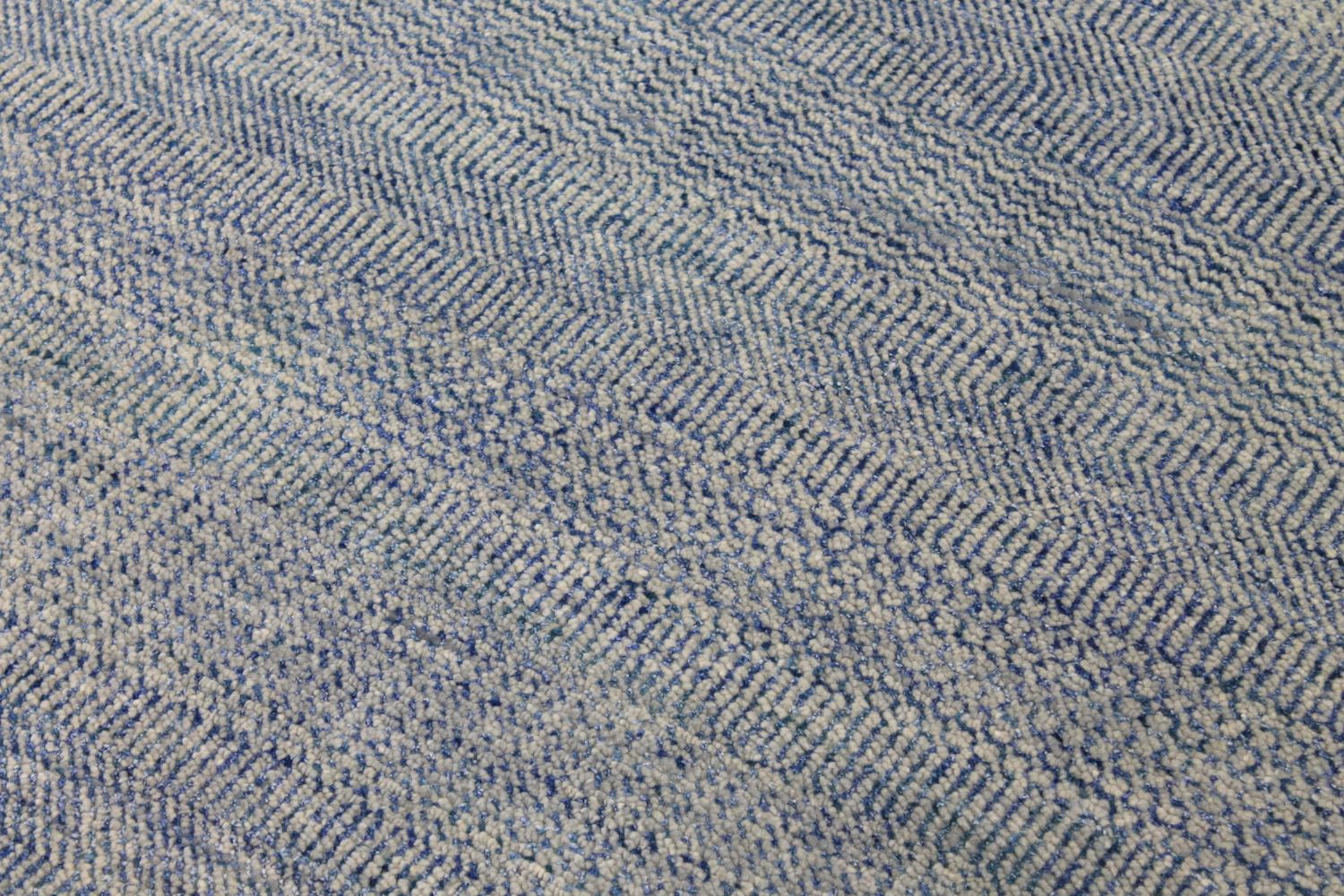 8x10 Contemporary Hand Knotted Wool Area Rug - MR021844