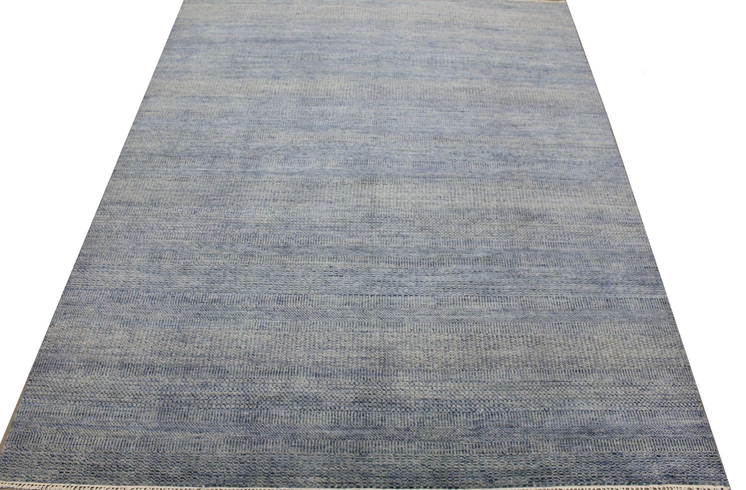 8x10 Contemporary Hand Knotted Wool Area Rug - MR021844
