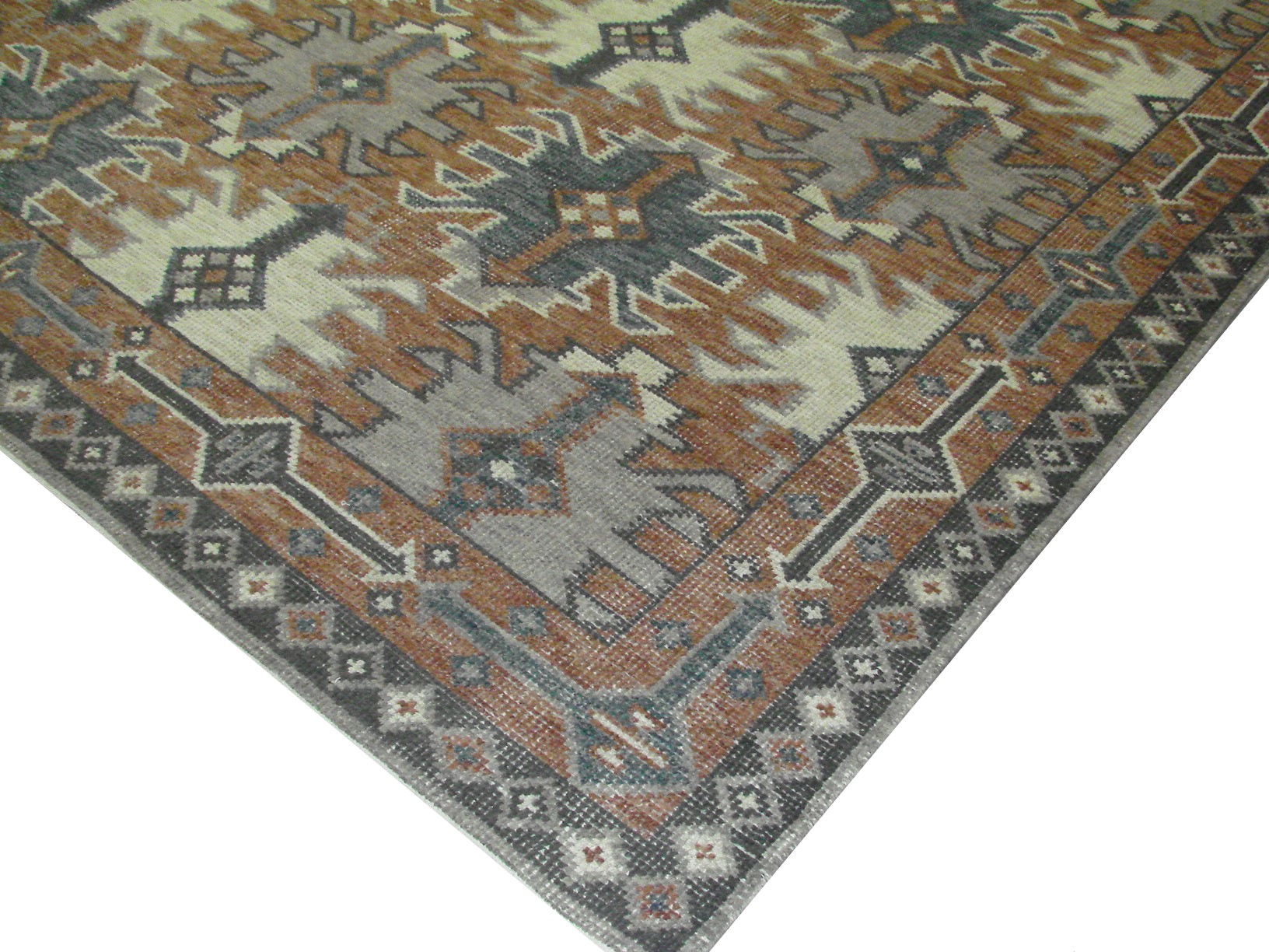 9x12 Oushak Hand Knotted Wool Area Rug - MR021916