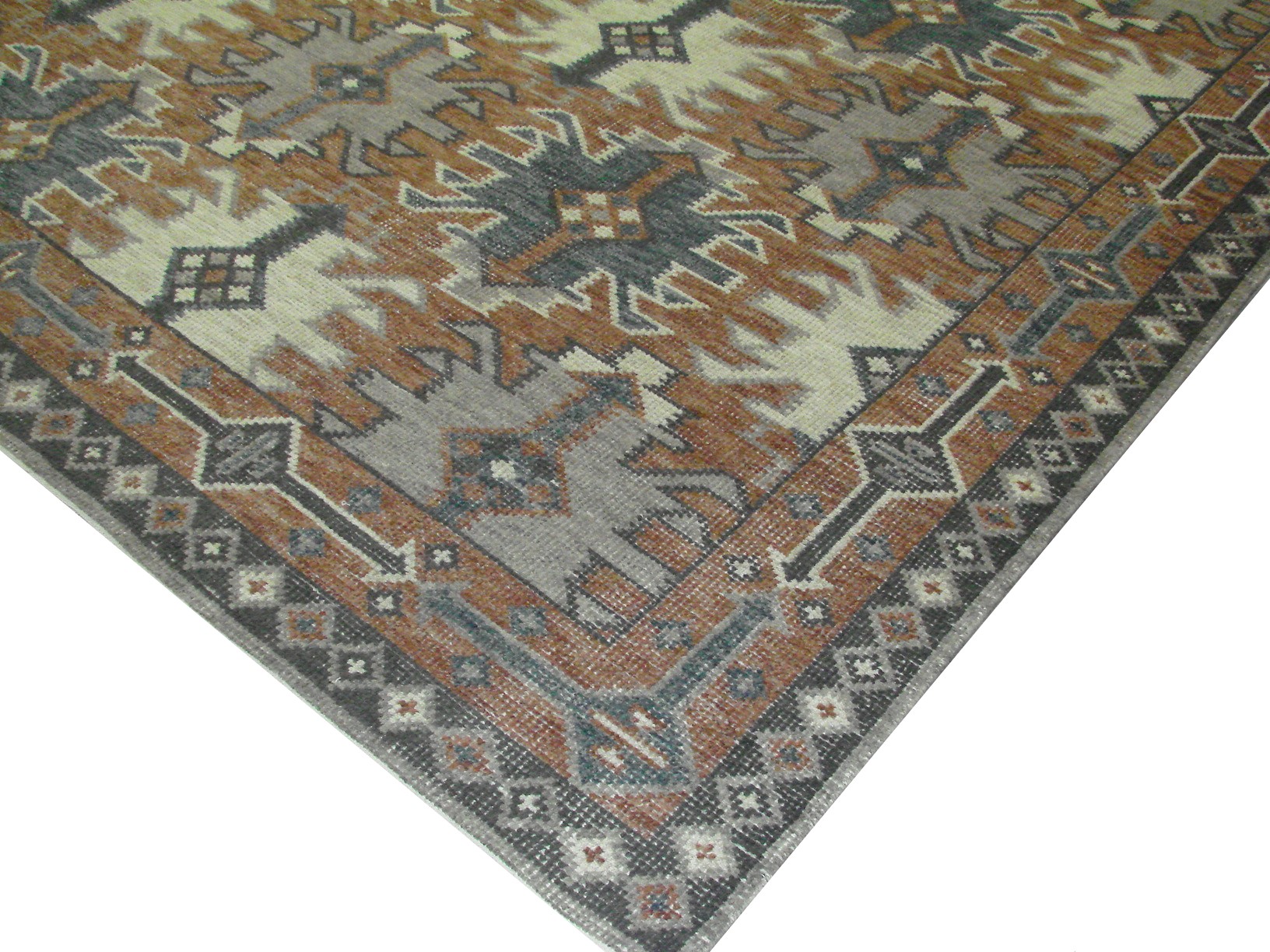 9x12 Oushak Hand Knotted Wool Area Rug - MR021916