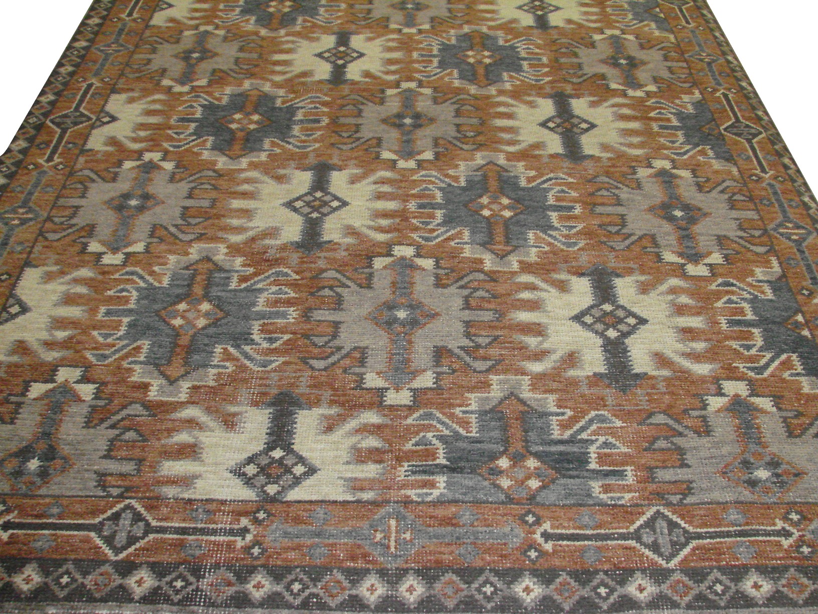 9x12 Oushak Hand Knotted Wool Area Rug - MR021916