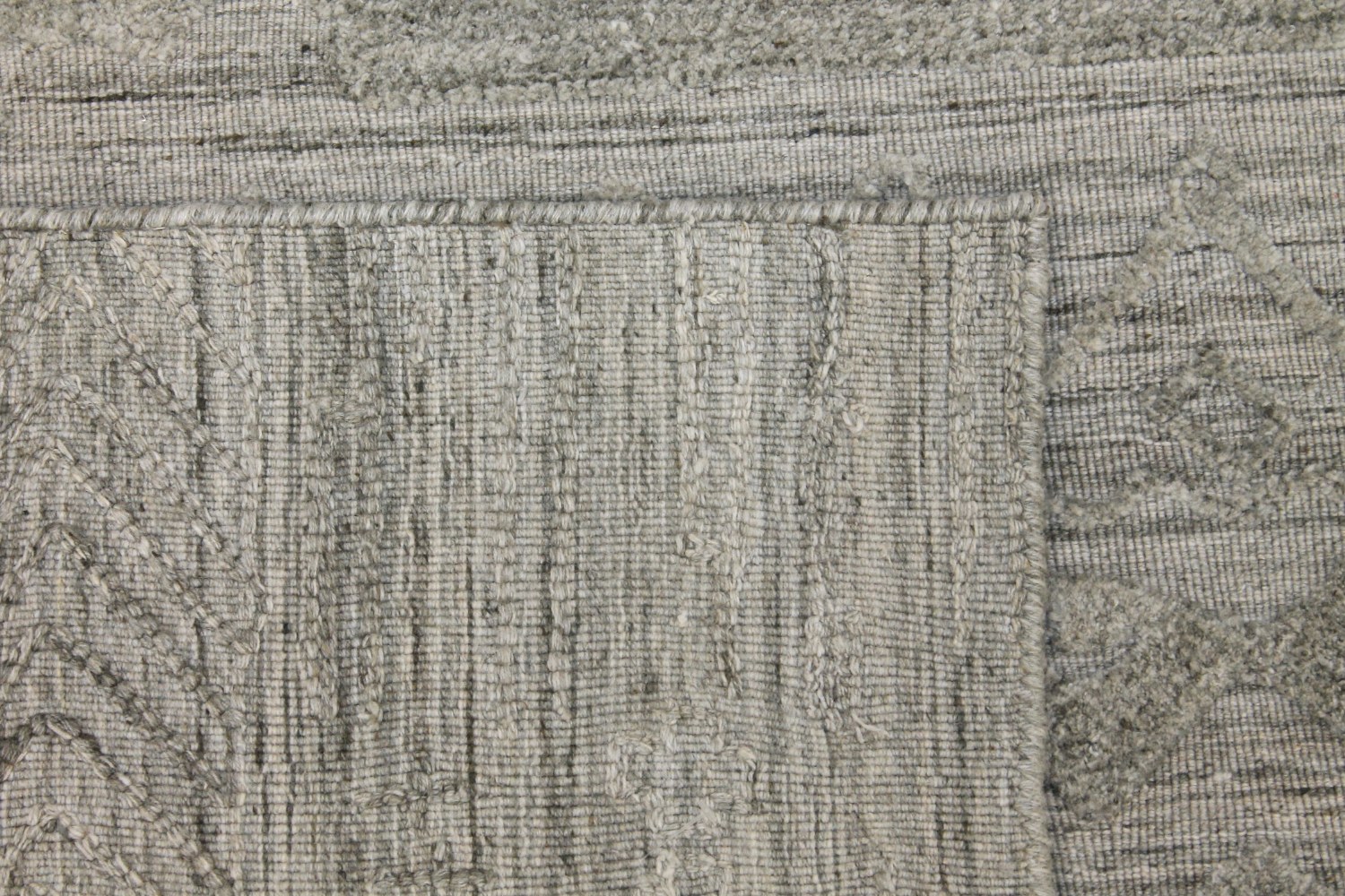 8x10 Modern Hand Loomed Wool & Viscose Area Rug - MR021919