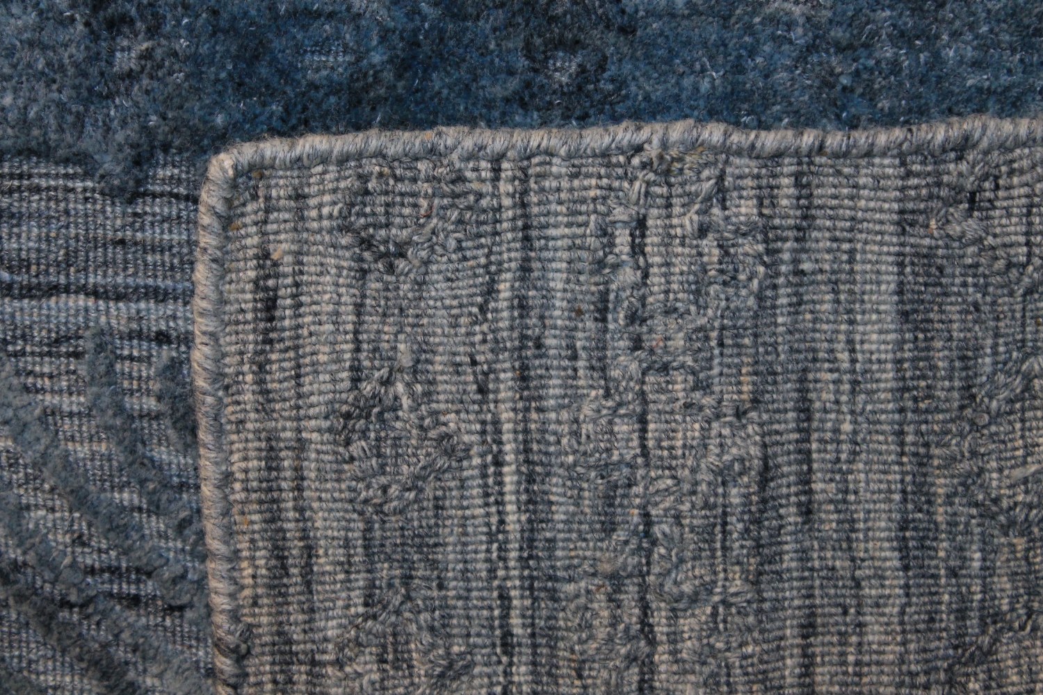 8x10 Modern Hand Loomed Wool & Viscose Area Rug - MR021921