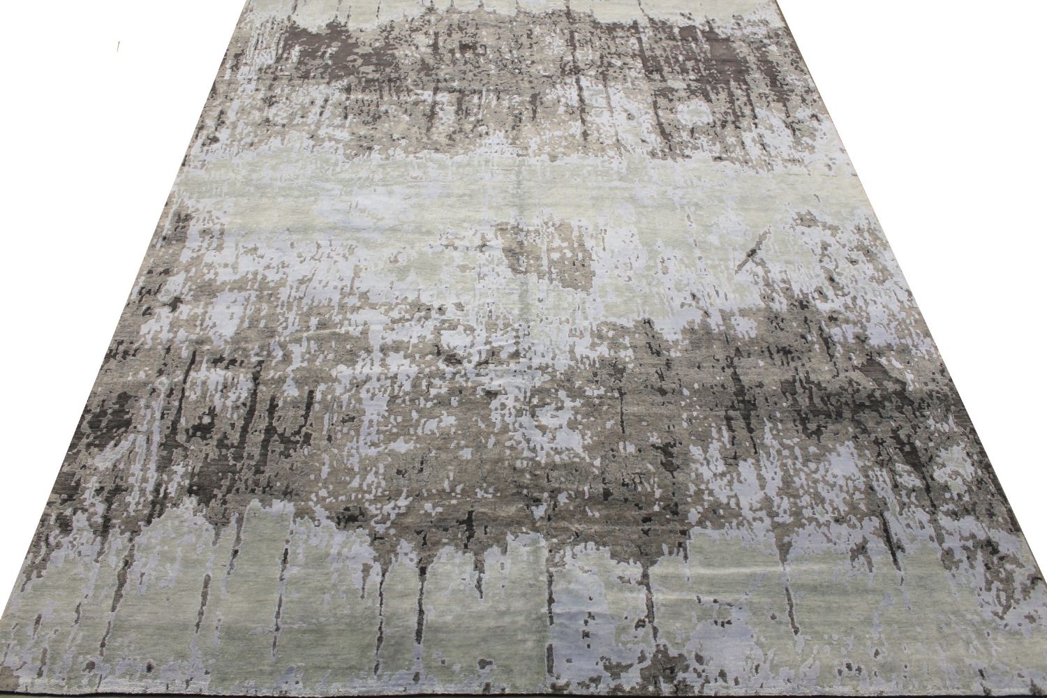 10x14 Modern Hand Knotted Wool Area Rug - MR021957