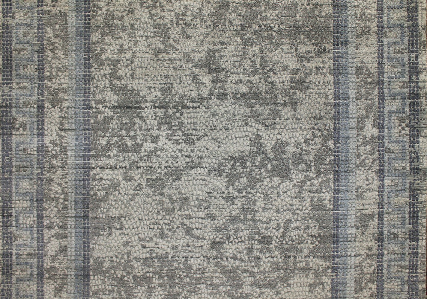 8x10 Transitional Hand Knotted Wool & Viscose Area Rug - MR022220