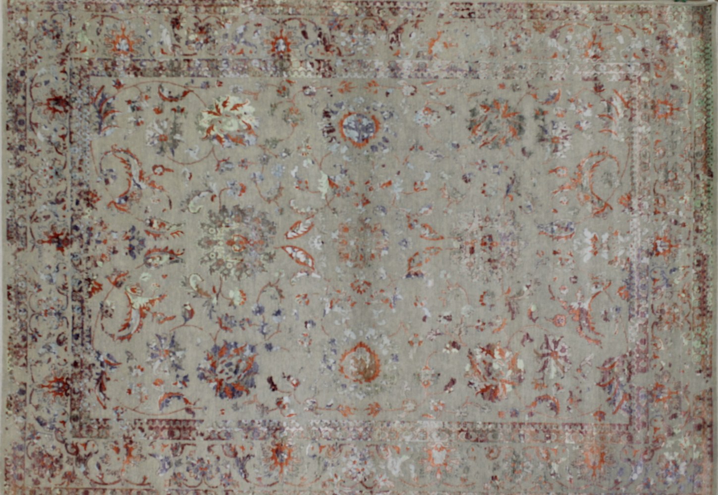 9x12 Contemporary Hand Knotted Wool Area Rug - MR022394