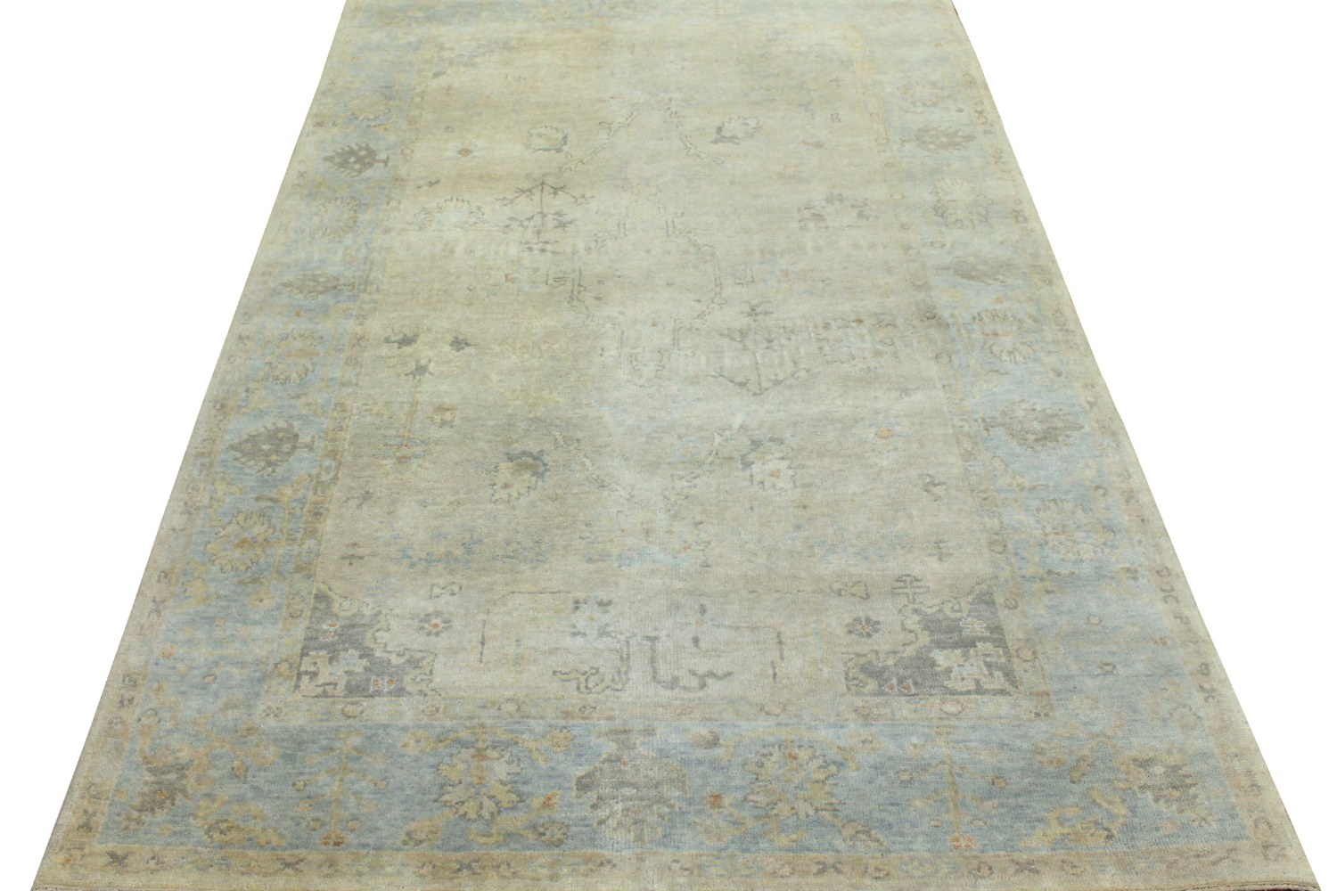 5x7/8 Oushak Hand Knotted Wool Area Rug - MR022479