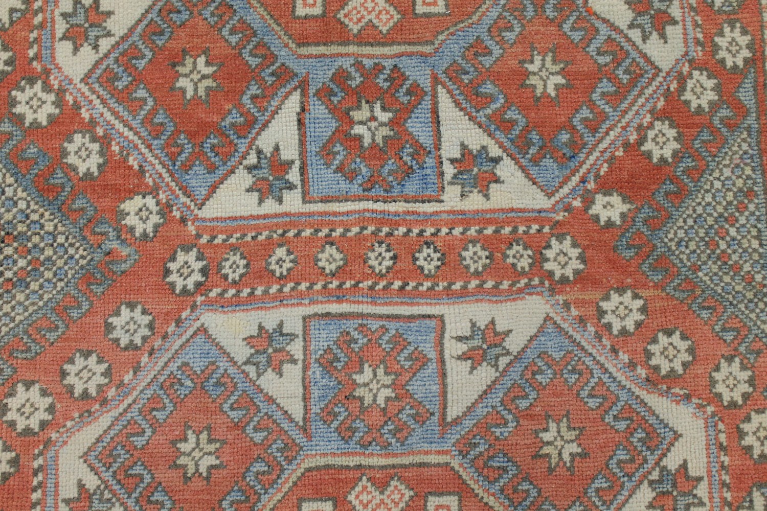 4x6 Tribal Hand Knotted Wool Area Rug - MR022541