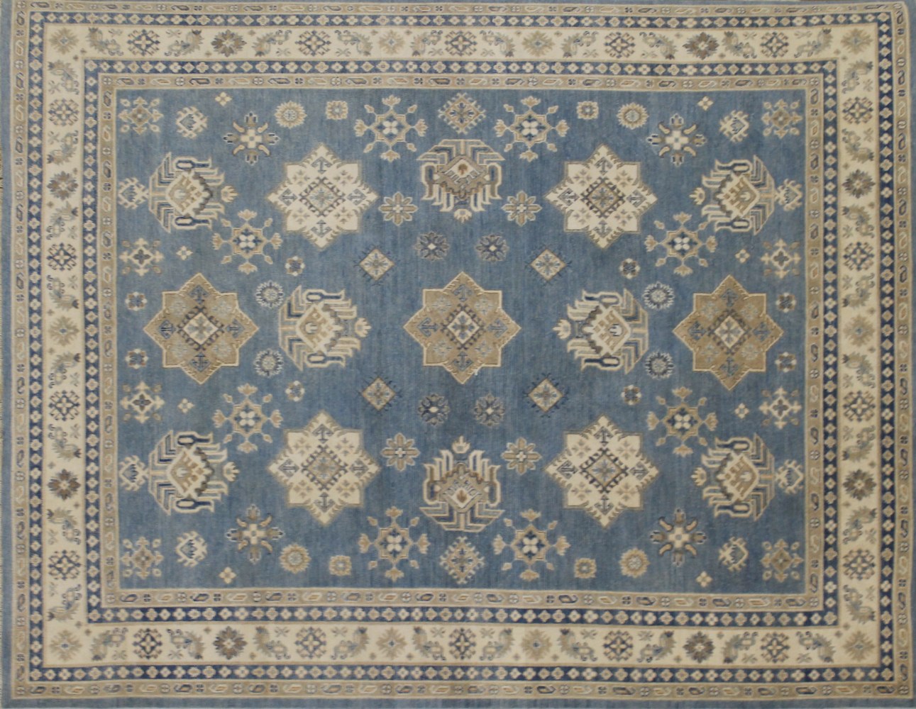 8x10 Kazak Hand Knotted Wool Area Rug - MR022571