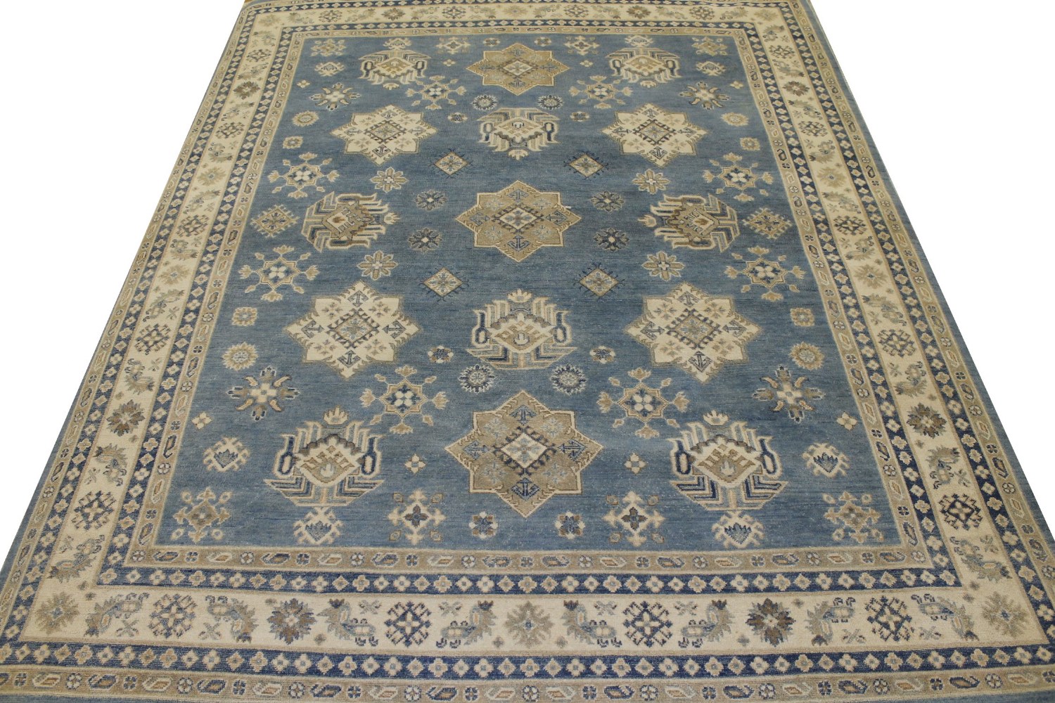 8x10 Kazak Hand Knotted Wool Area Rug - MR022571