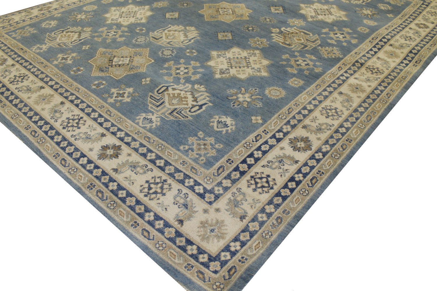 8x10 Kazak Hand Knotted Wool Area Rug - MR022571
