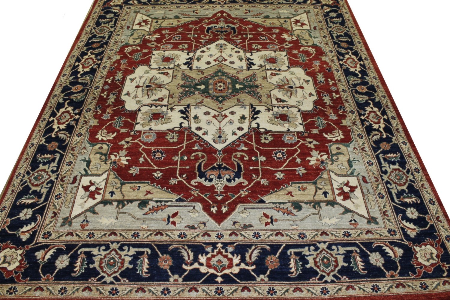 8x10 Peshawar Hand Knotted Wool Area Rug - MR022579