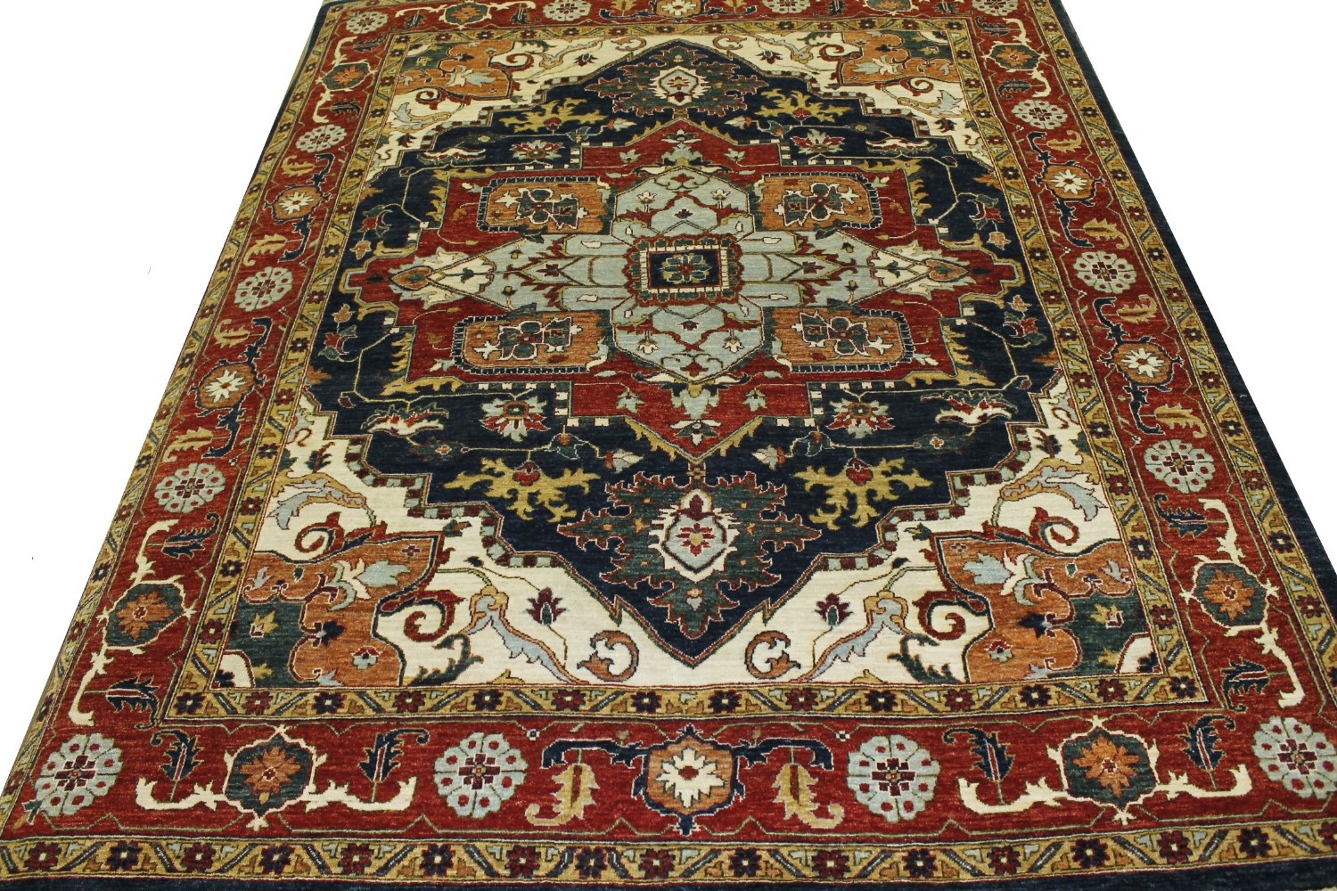 8x10 Peshawar Hand Knotted Wool Area Rug - MR022581