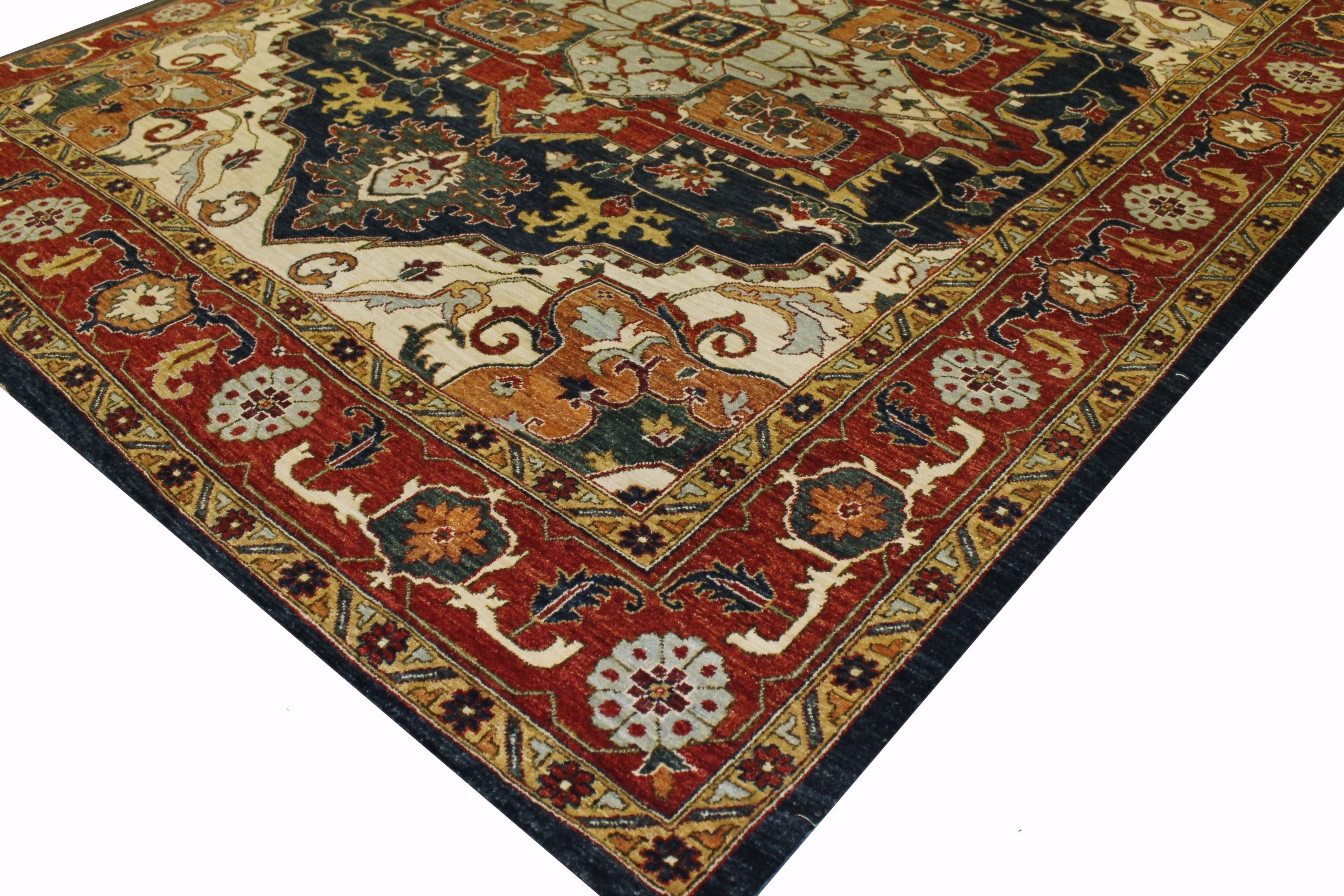 8x10 Peshawar Hand Knotted Wool Area Rug - MR022581