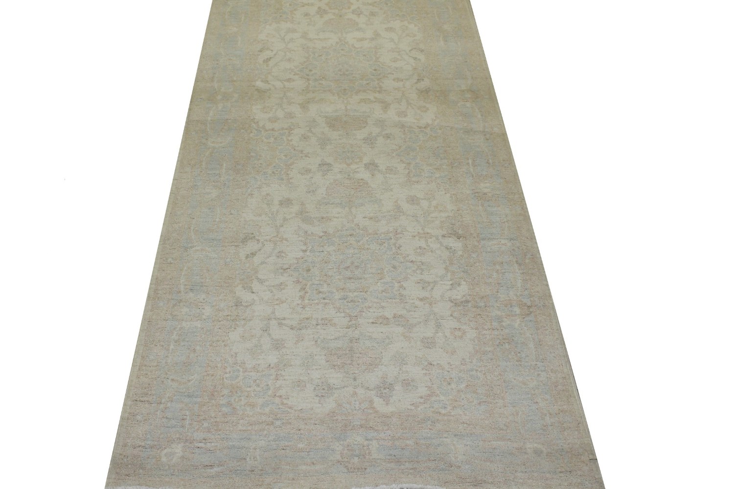 Wide Runner Peshawar Hand Knotted Wool Area Rug - MR022586