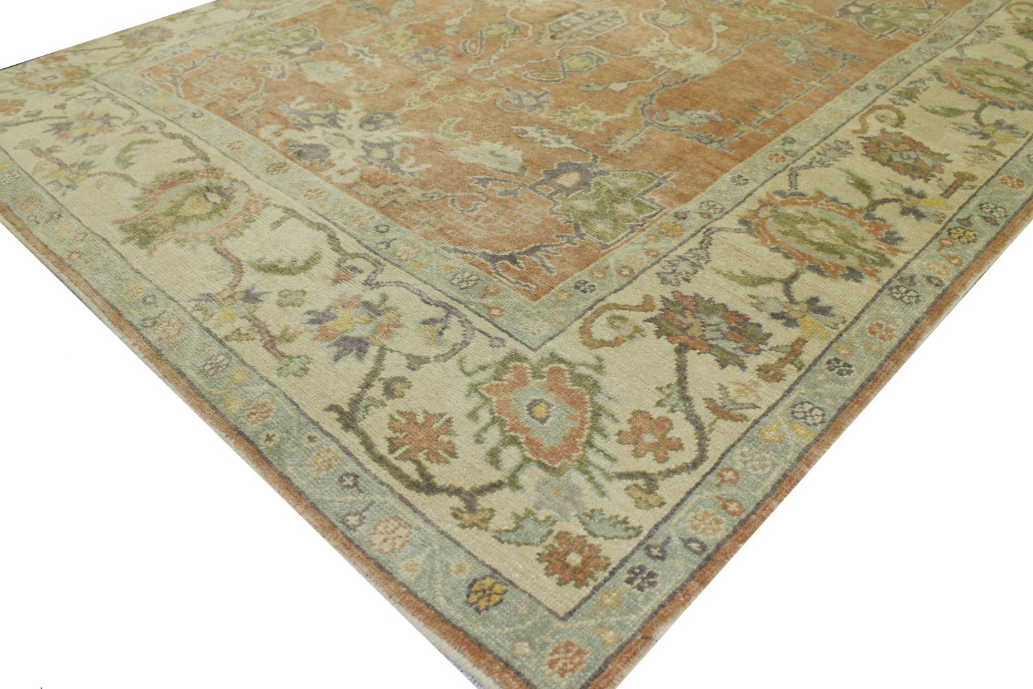 8x10 Oushak Hand Knotted Wool Area Rug - MR022602