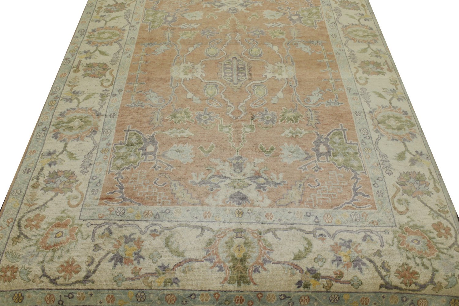 8x10 Oushak Hand Knotted Wool Area Rug - MR022602