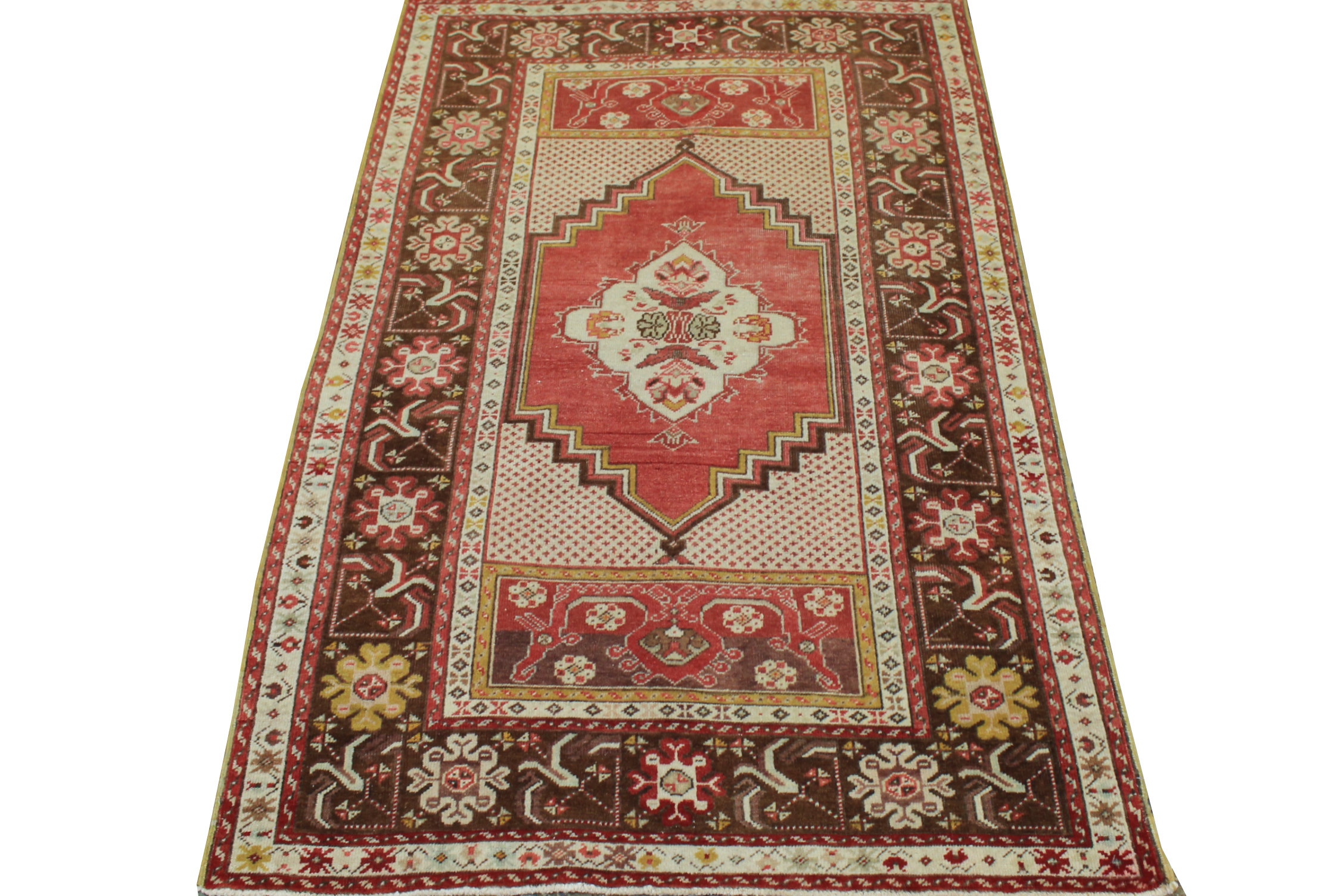 4x6 Tribal Hand Knotted Wool Area Rug - MR022610