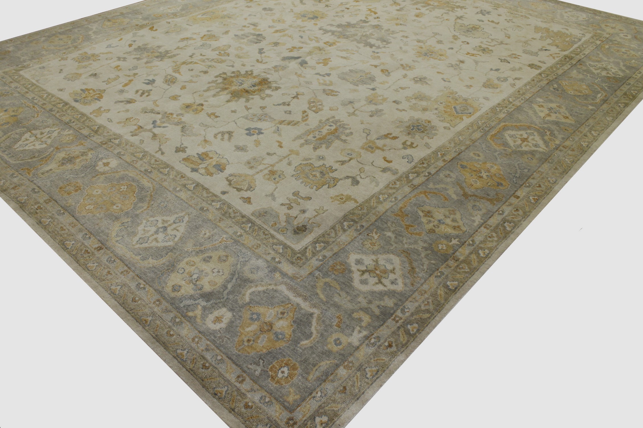 OVERSIZE Oushak Hand Knotted Wool Area Rug - MR022719