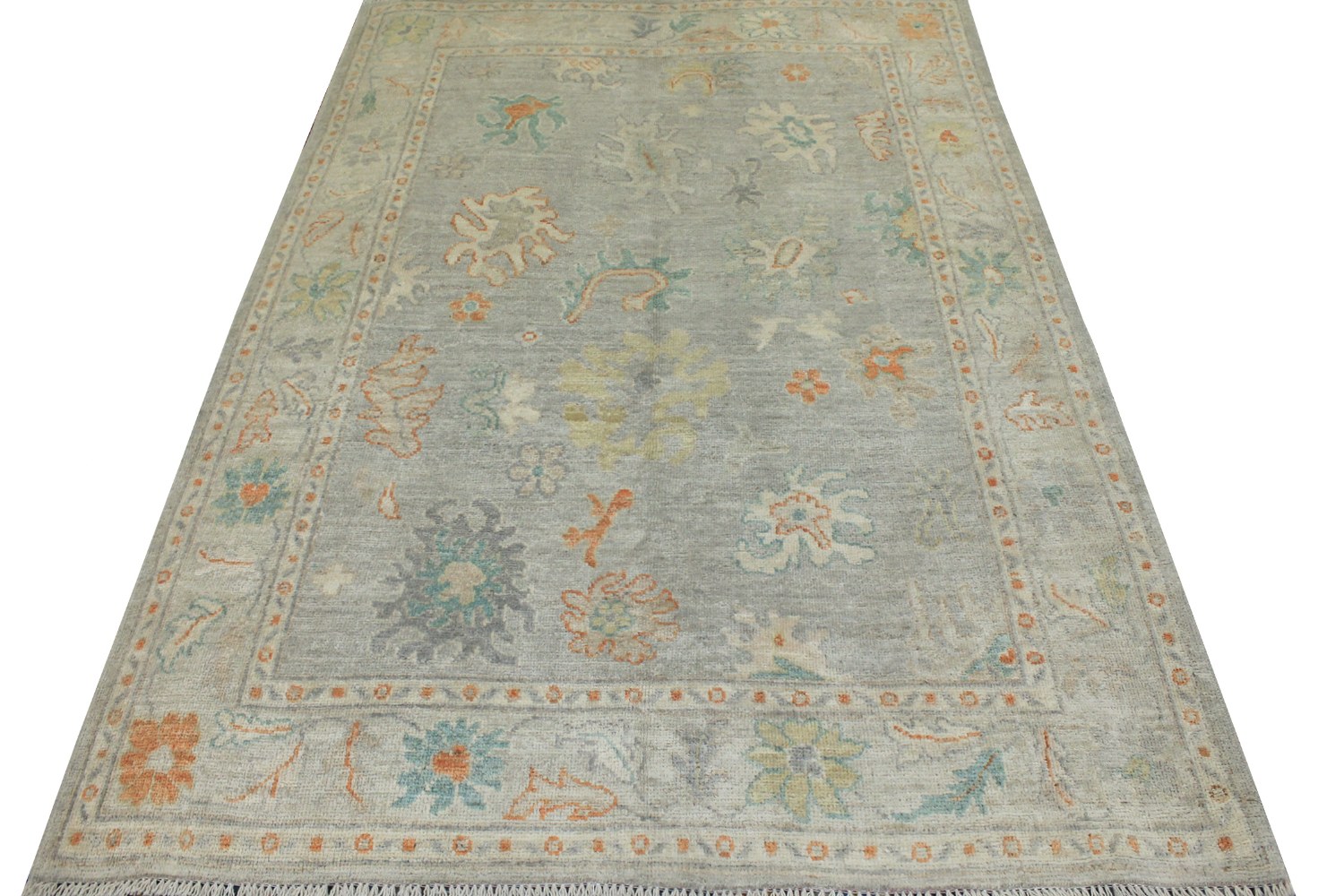 5x7/8  Hand Knotted Wool Area Rug - MR022814