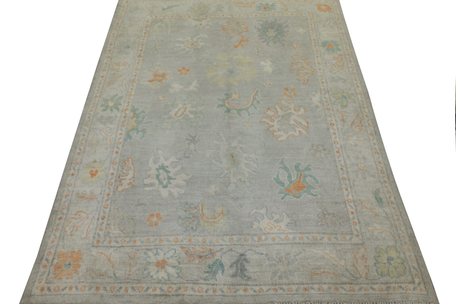 5x7/8  Hand Knotted Wool Area Rug - MR022814