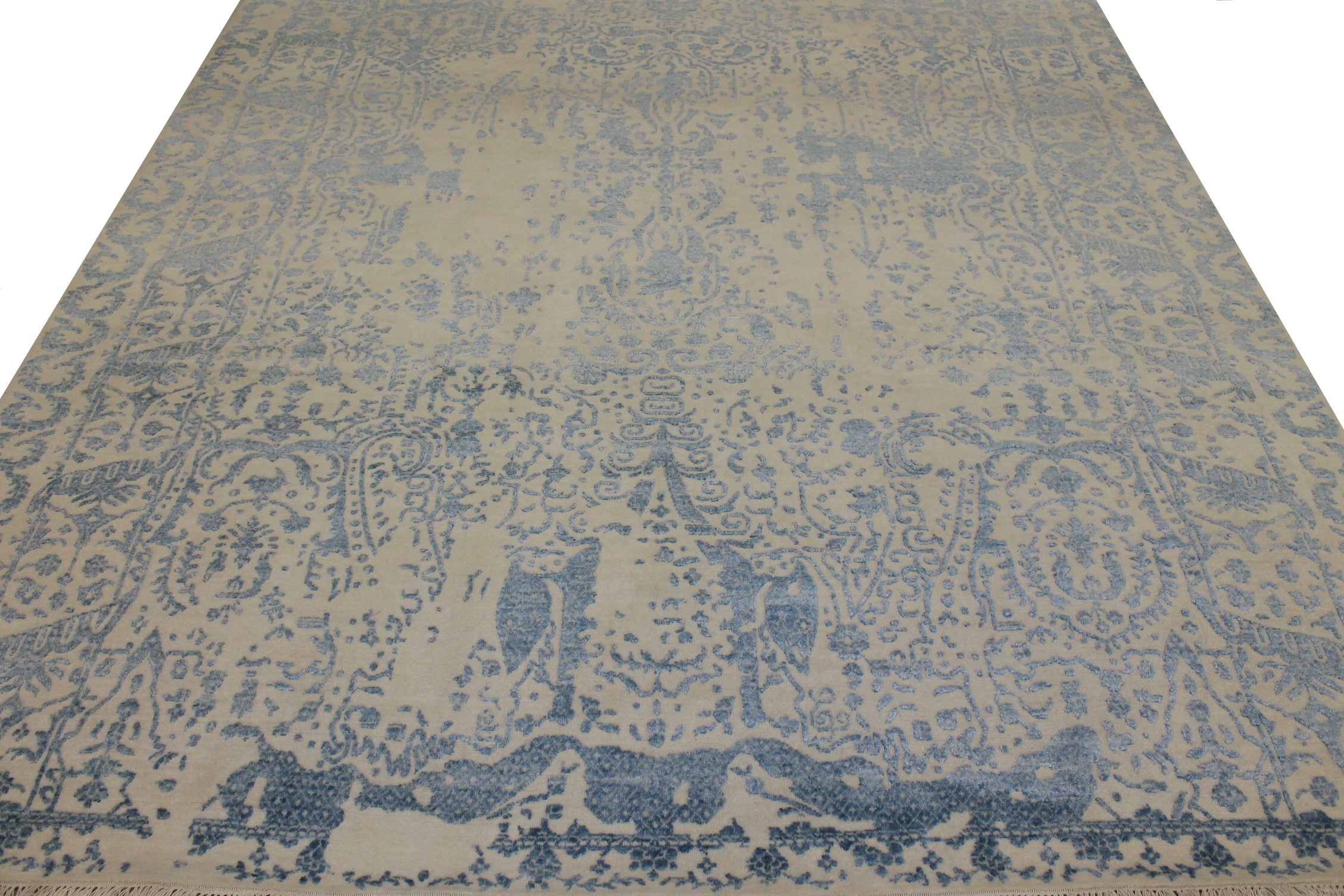 8x10  Hand Knotted Wool Area Rug - MR022835