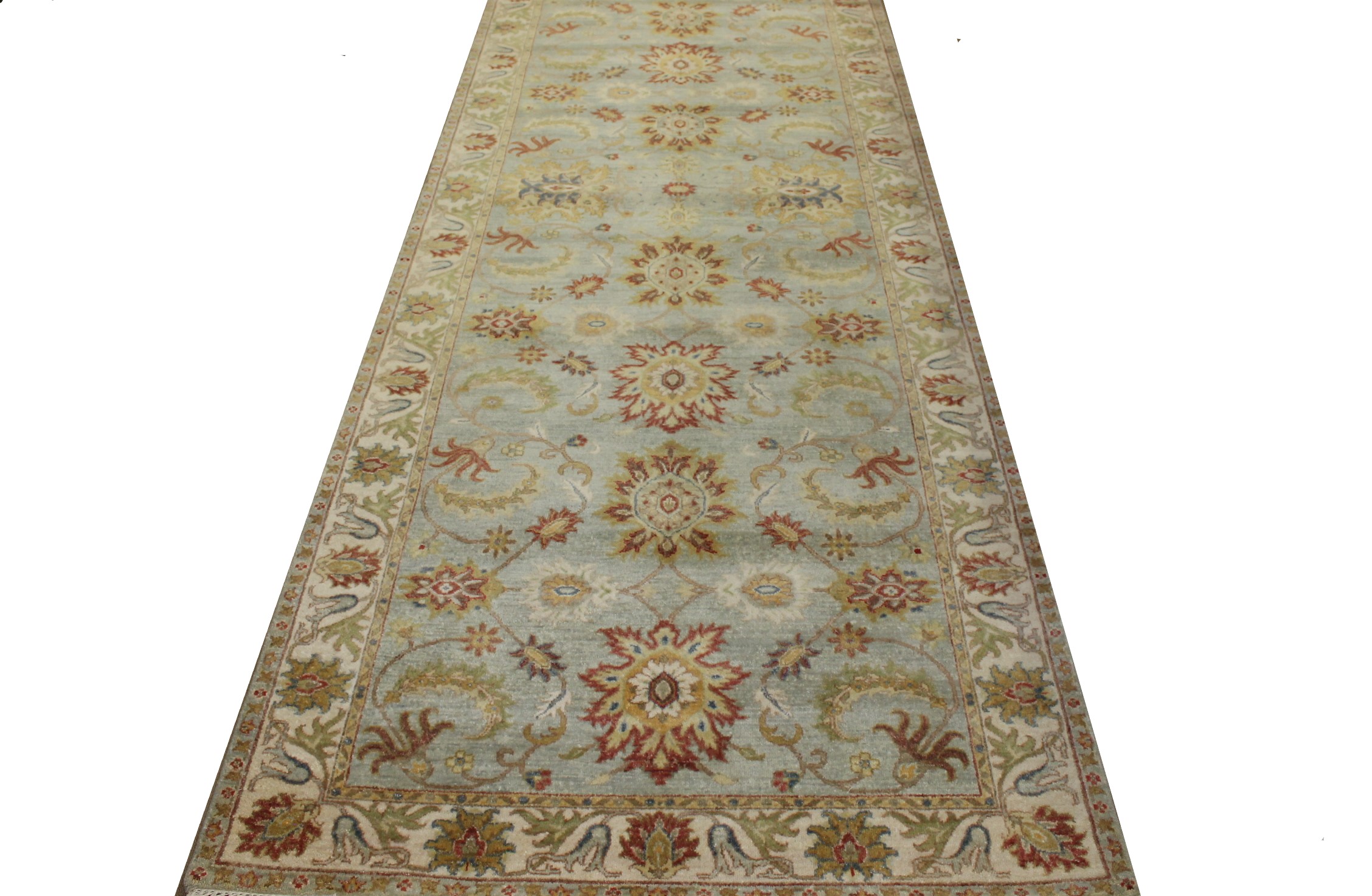 Wide Runner Traditional Hand Knotted Wool Area Rug - MR022867