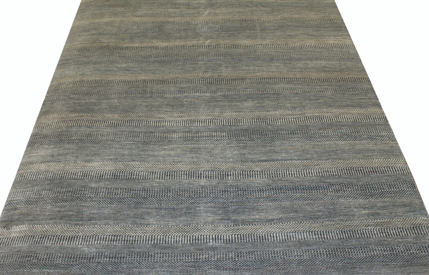 9x12 Casual Hand Knotted Wool & Viscose Area Rug - MR022954