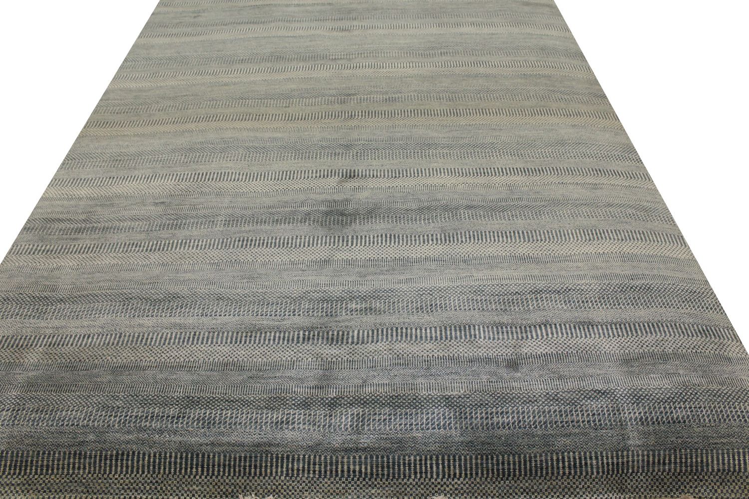 9x12 Casual Hand Knotted Wool & Viscose Area Rug - MR022954