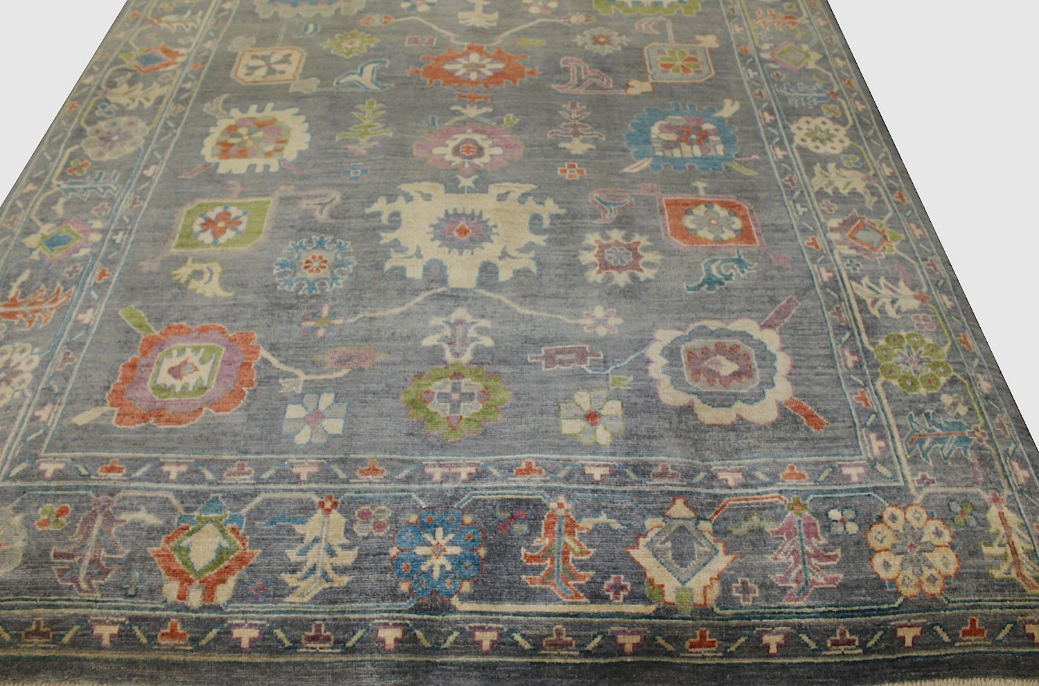 8x10 Oushak Hand Knotted Wool Area Rug - MR023058