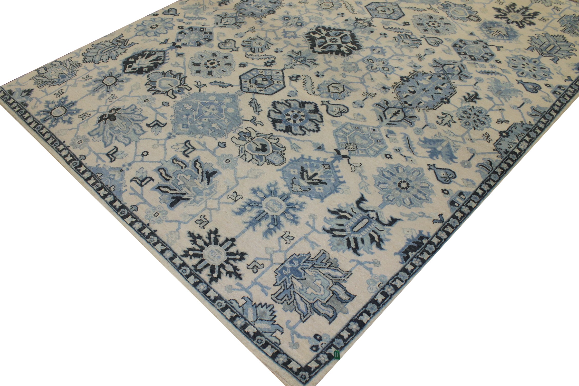 9x12 Oushak Hand Knotted Wool Area Rug - MR023130