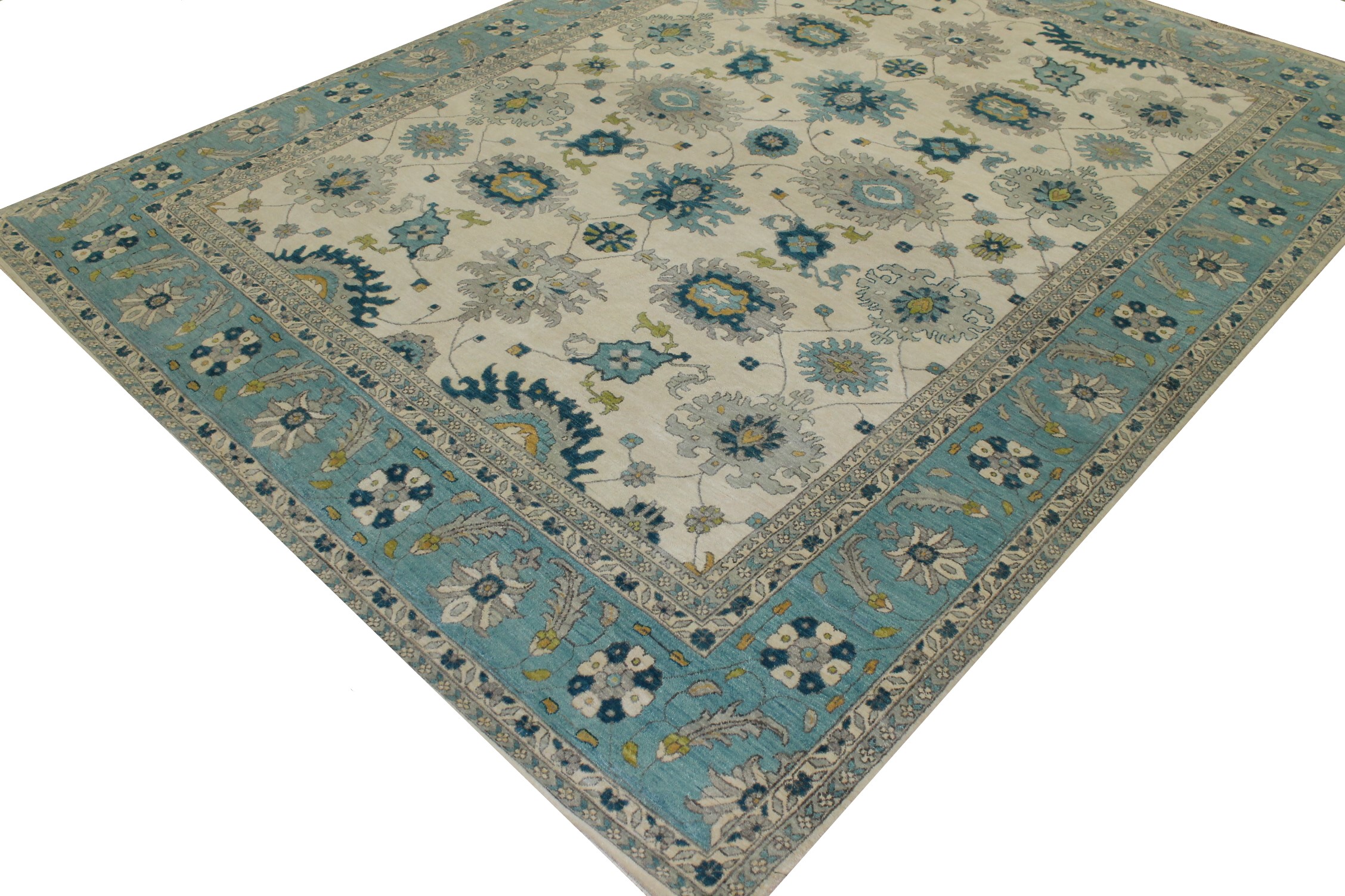 9x12 Traditional Hand Knotted Wool Area Rug - MR023182