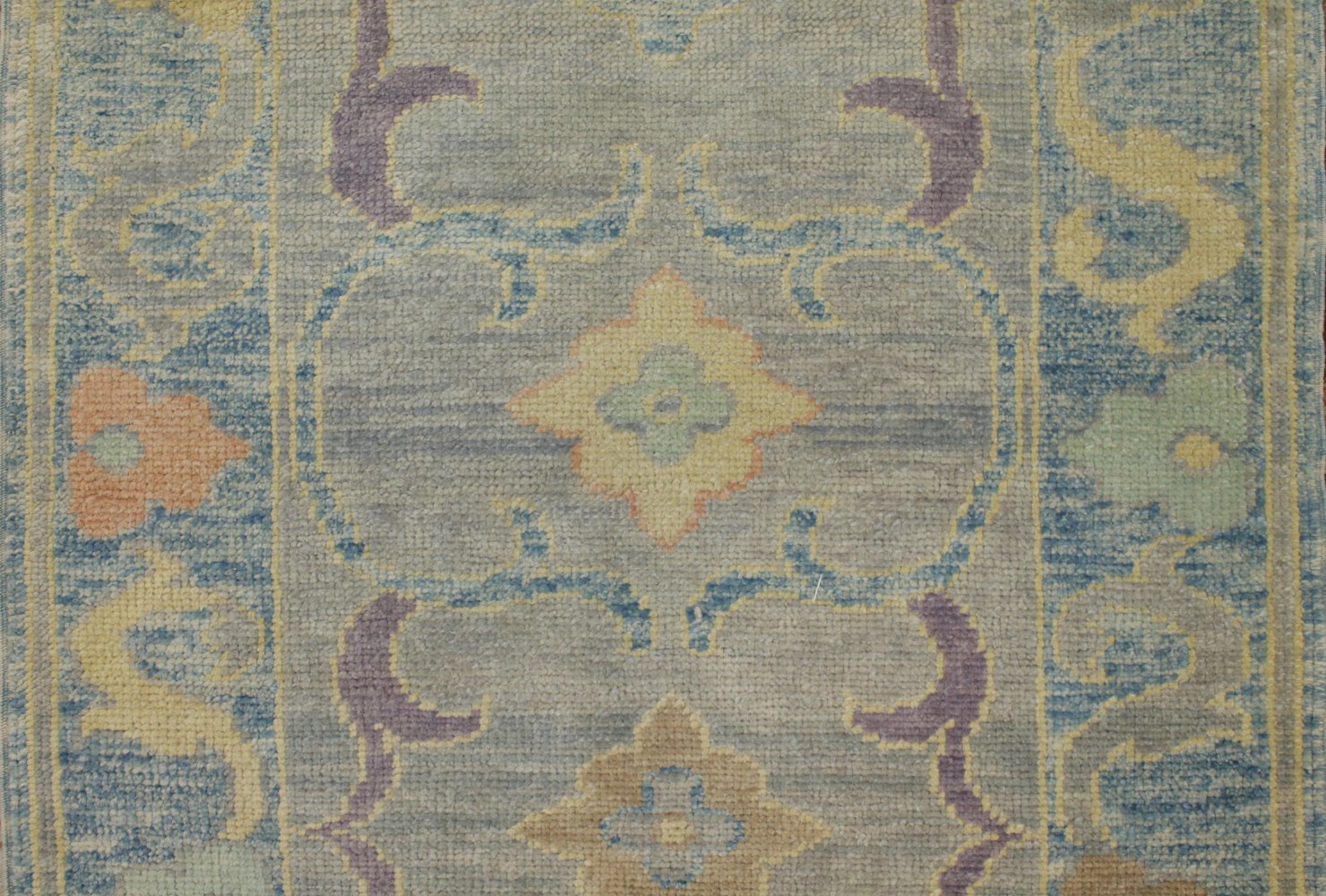 12 ft. Runner Oushak Hand Knotted Wool Area Rug - MR023450