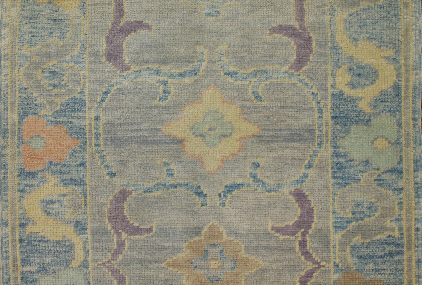 12 ft. Runner Oushak Hand Knotted Wool Area Rug - MR023450