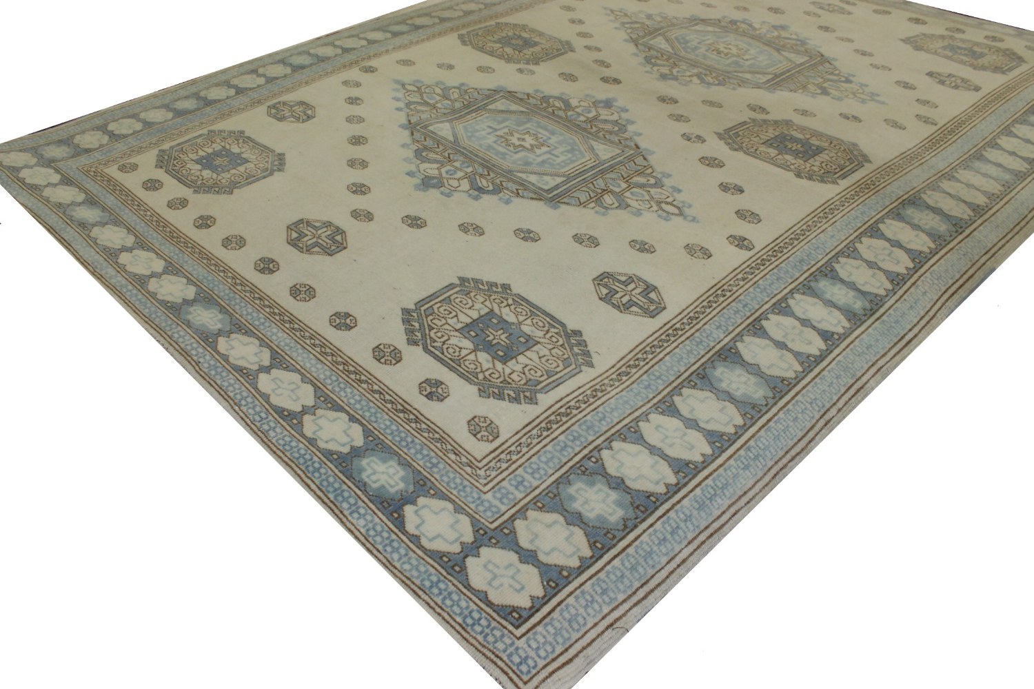 6x9 Oushak Hand Knotted Wool Area Rug - MR023469