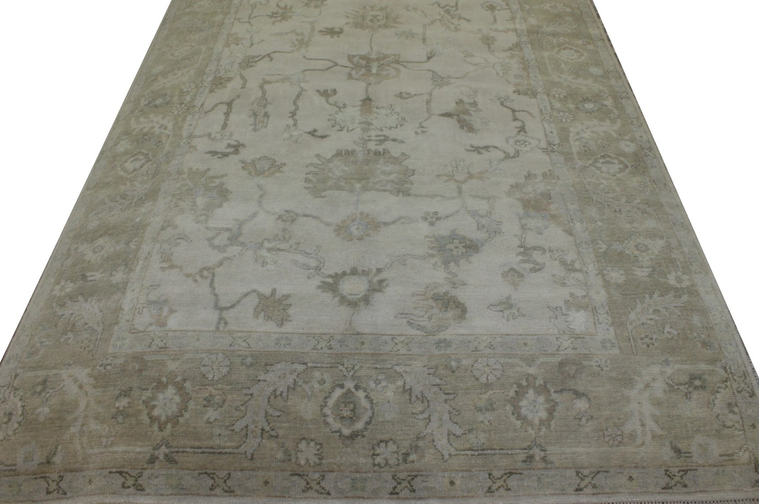 6x9 Oushak Hand Knotted Wool Area Rug - MR023490