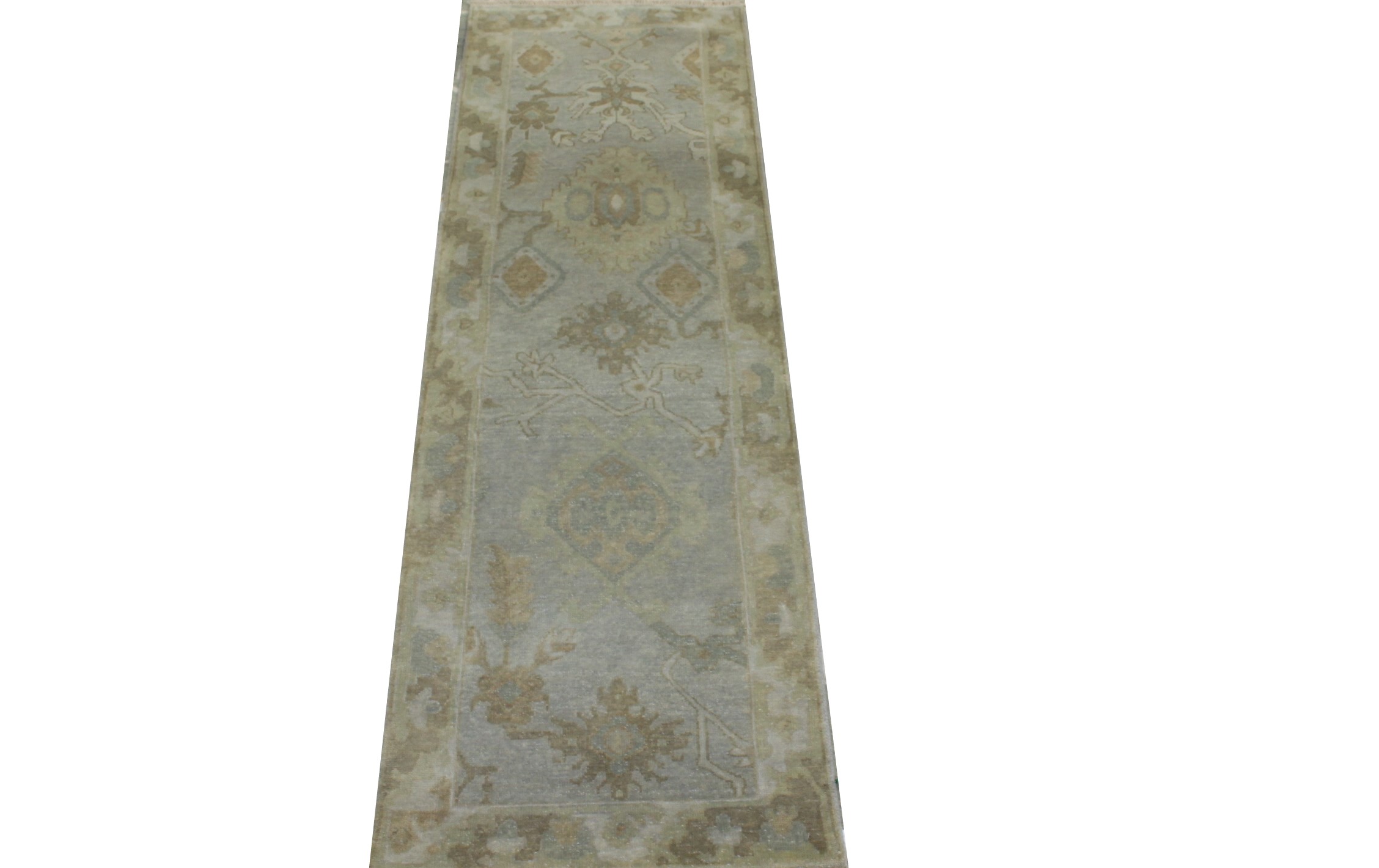 8 ft. Runner Oushak Hand Knotted Wool Area Rug - MR023499