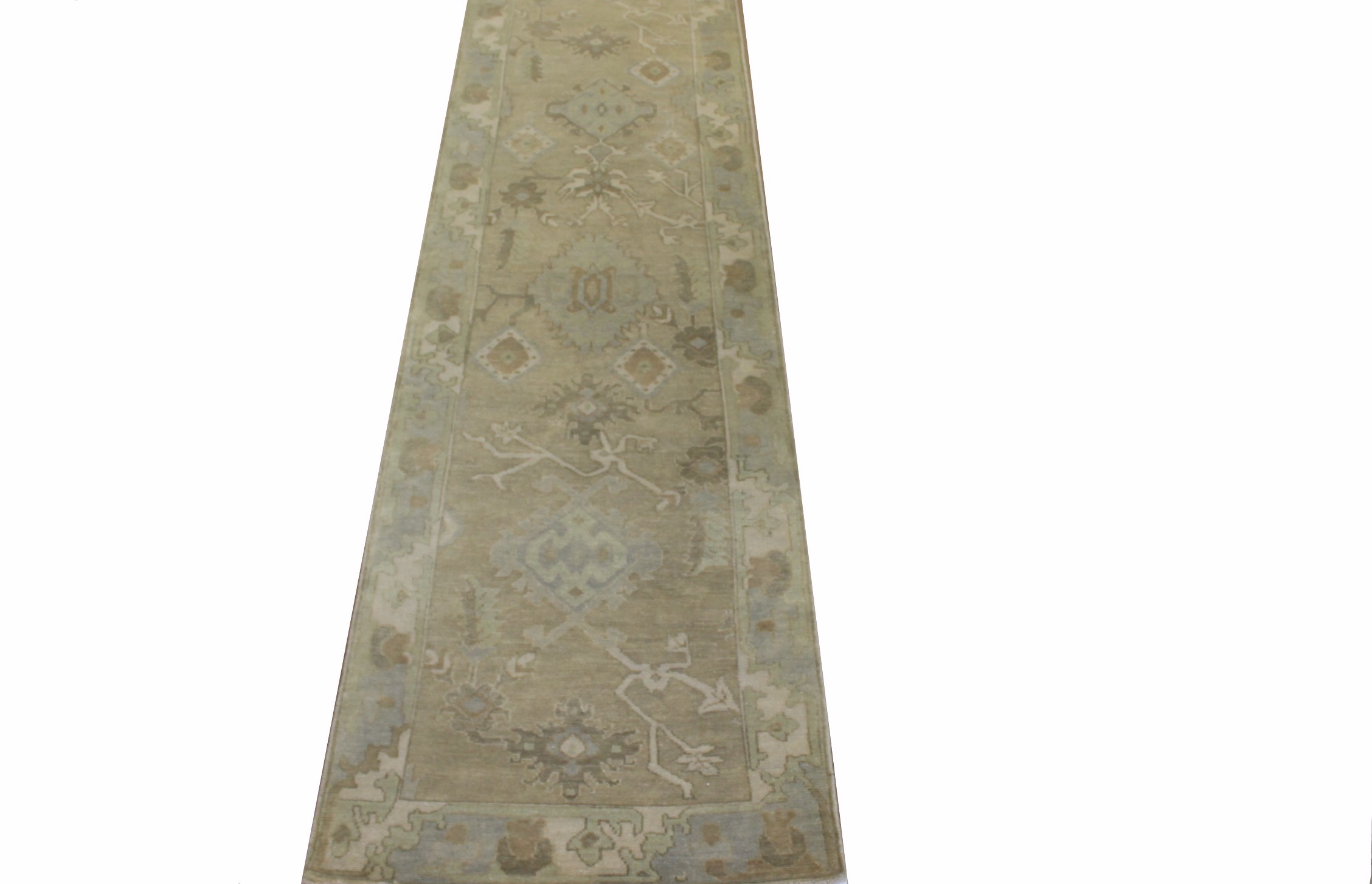 13 ft. & Longer Runner Oushak Hand Knotted Wool Area Rug - MR023500