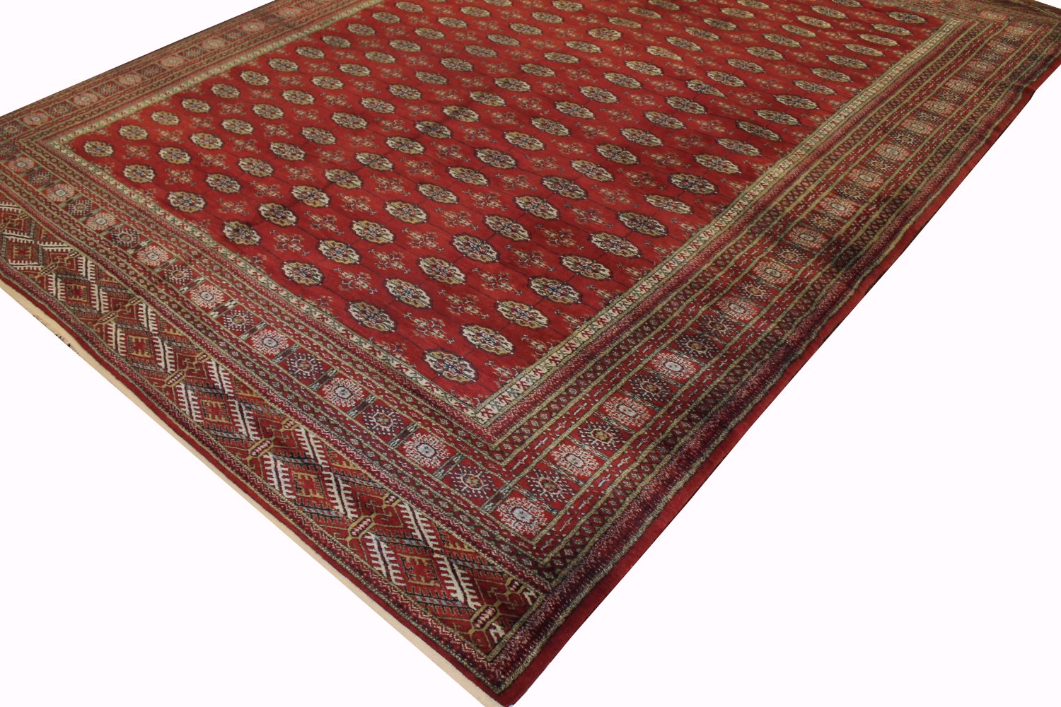 9x12 Bokhara Hand Knotted Wool Area Rug - MR023509