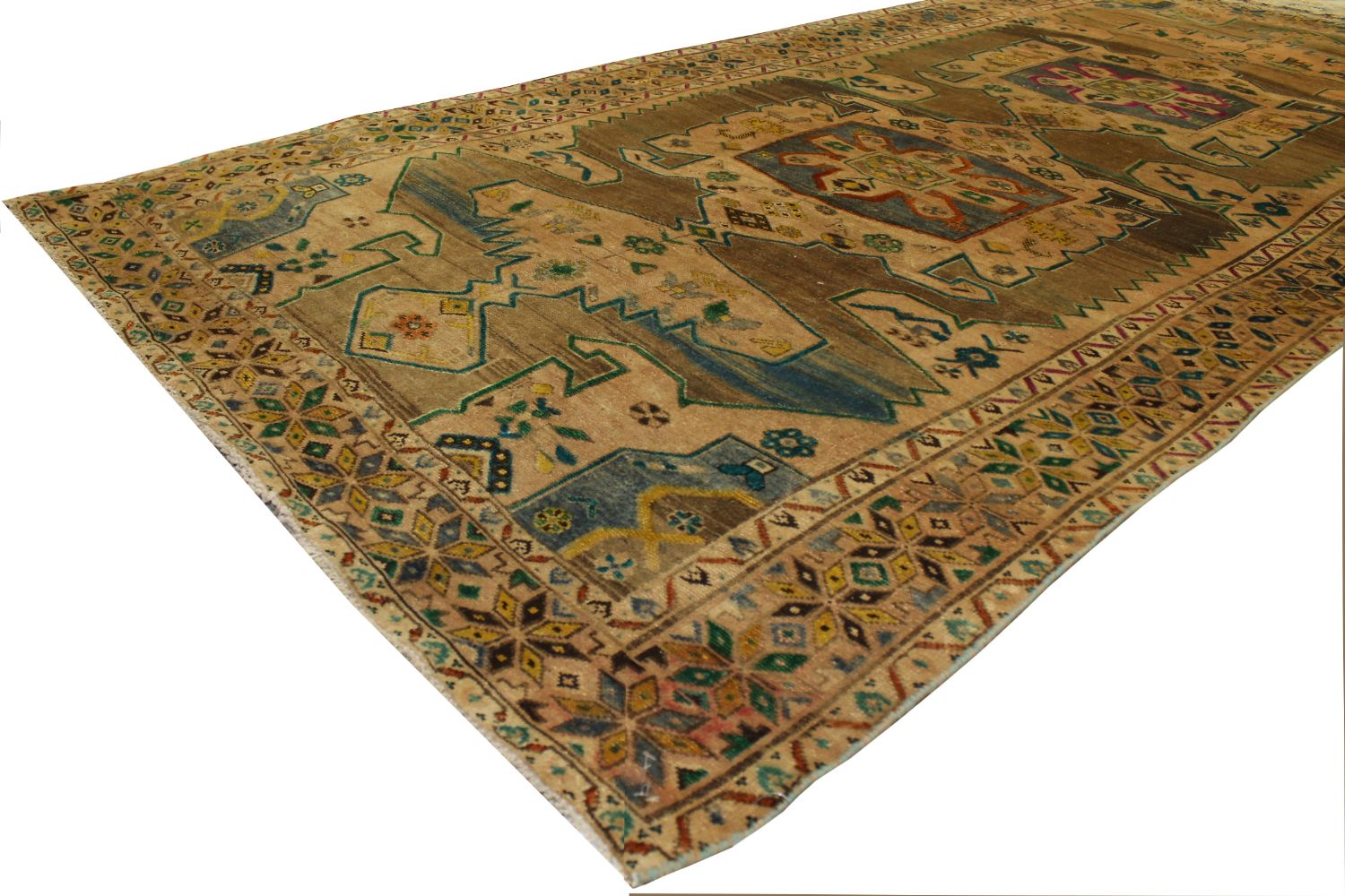 Wide Runner  Hand Knotted Wool Area Rug - MR023646