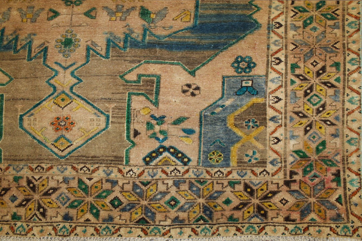 Wide Runner  Hand Knotted Wool Area Rug - MR023646