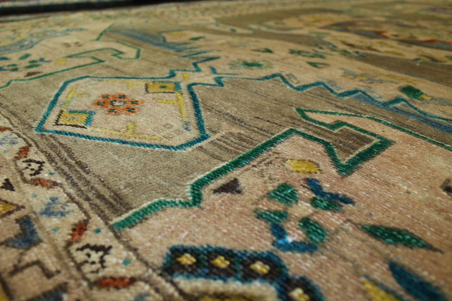 Wide Runner  Hand Knotted Wool Area Rug - MR023646