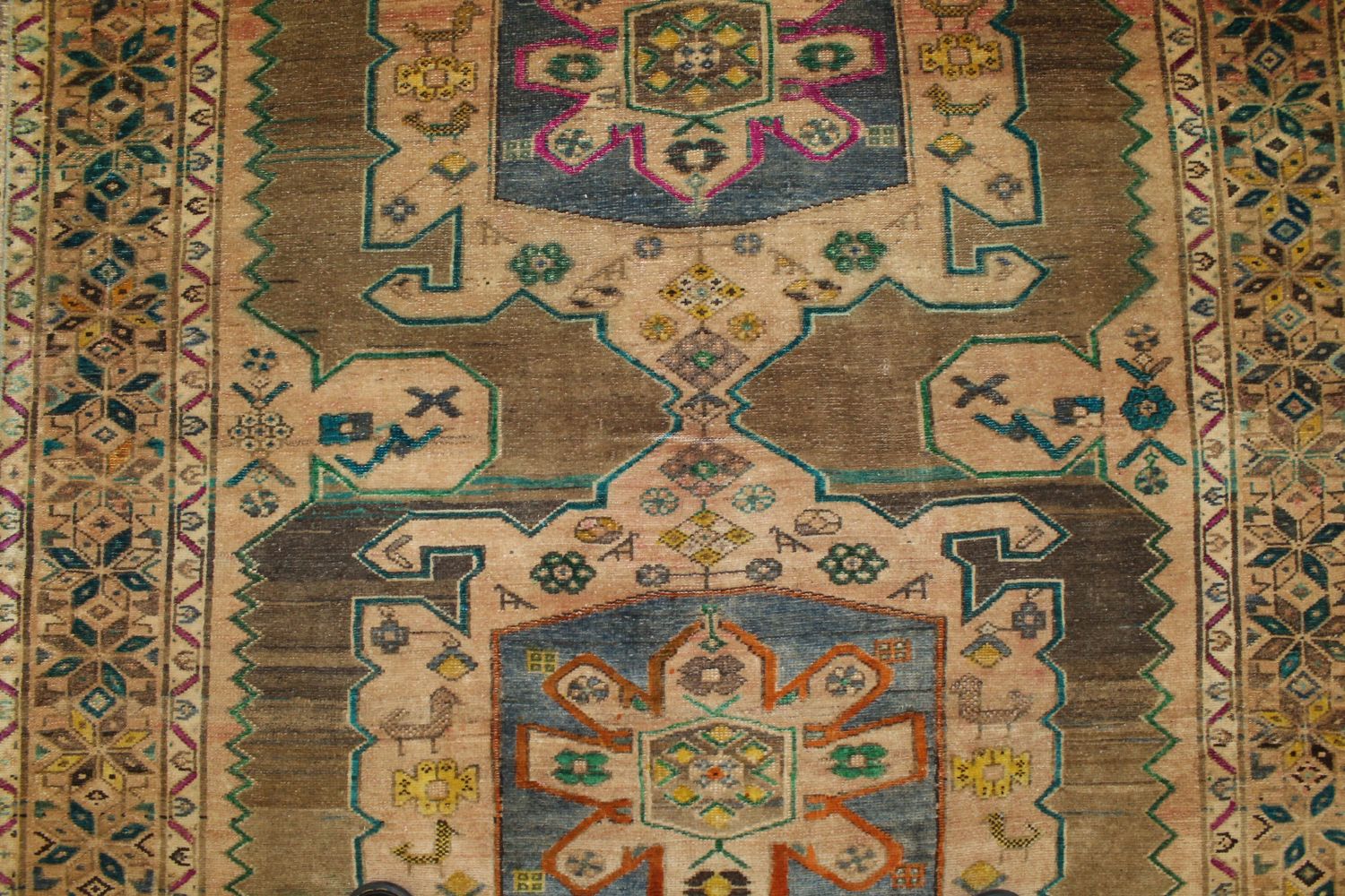 Wide Runner  Hand Knotted Wool Area Rug - MR023646