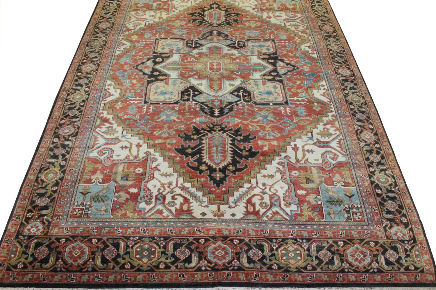 10x14 Heriz/Serapi Hand Knotted Wool Area Rug - MR023760