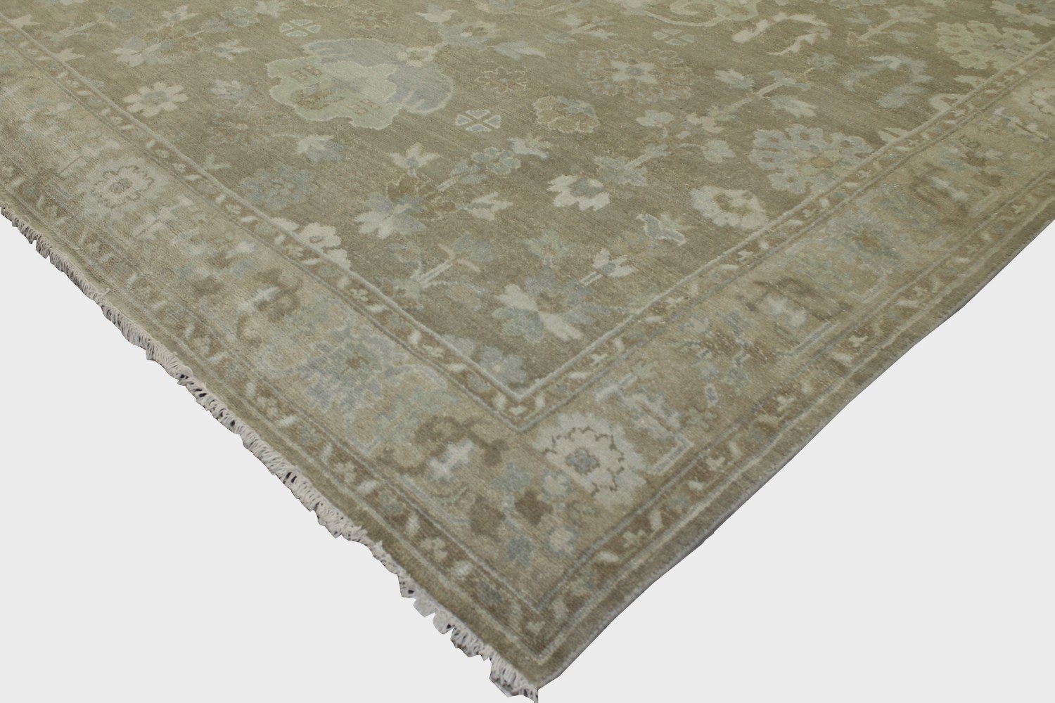 6x9 Oushak Hand Knotted Wool Area Rug - MR023767