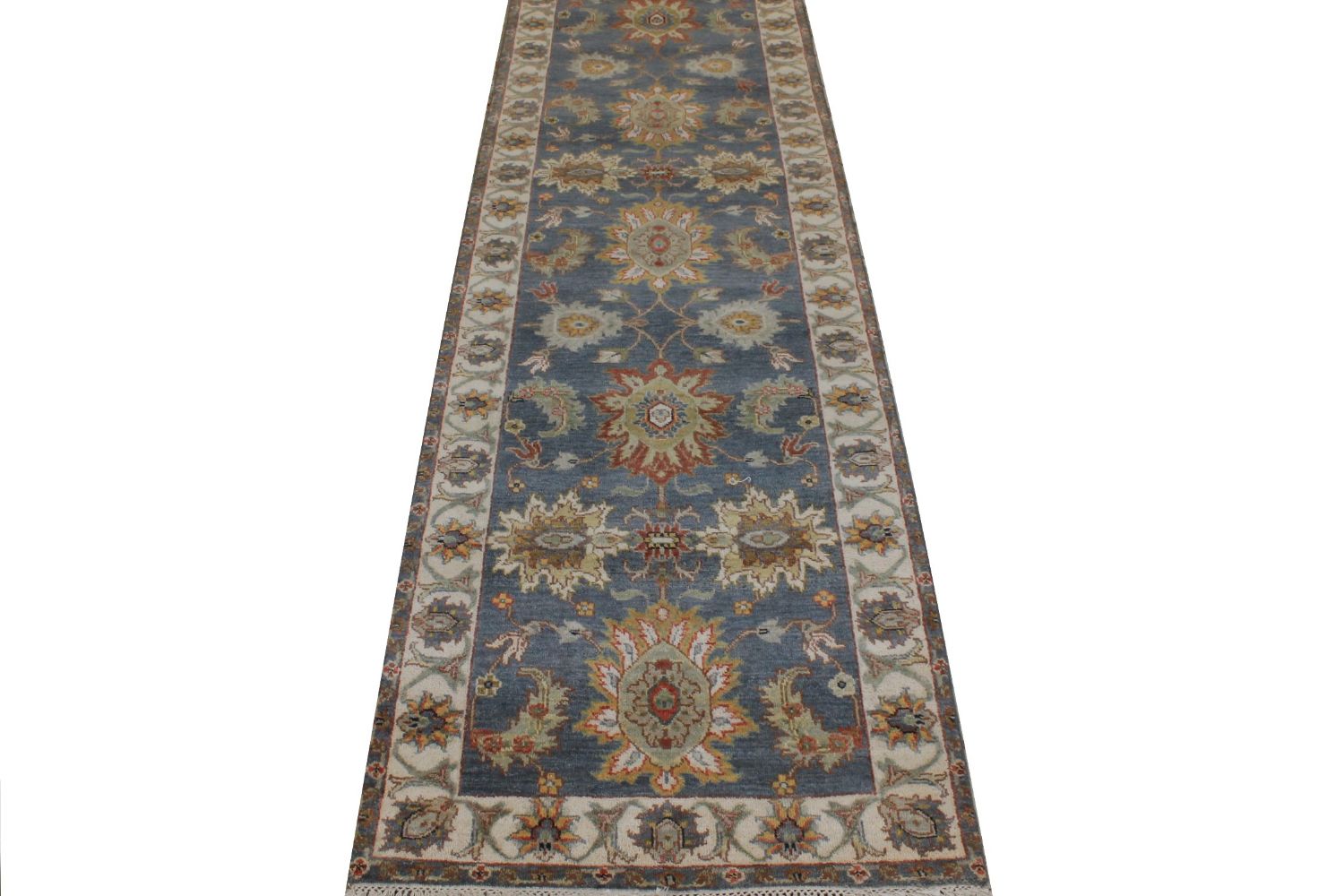 10 ft. Runner Traditional Hand Knotted Wool Area Rug - MR023806