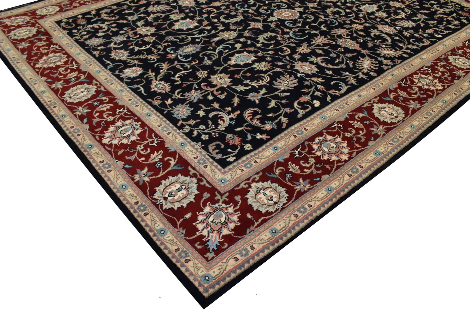 9x12 Traditional Hand Knotted Wool Area Rug - MR0238
