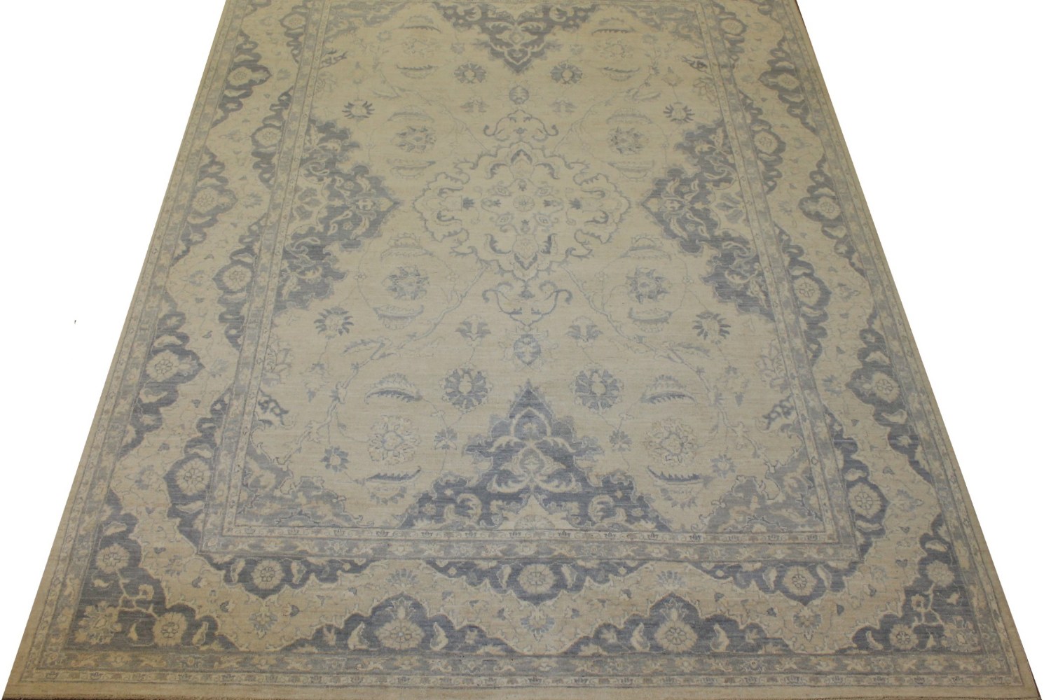 9x12 Peshawar Hand Knotted Wool Area Rug - MR023980